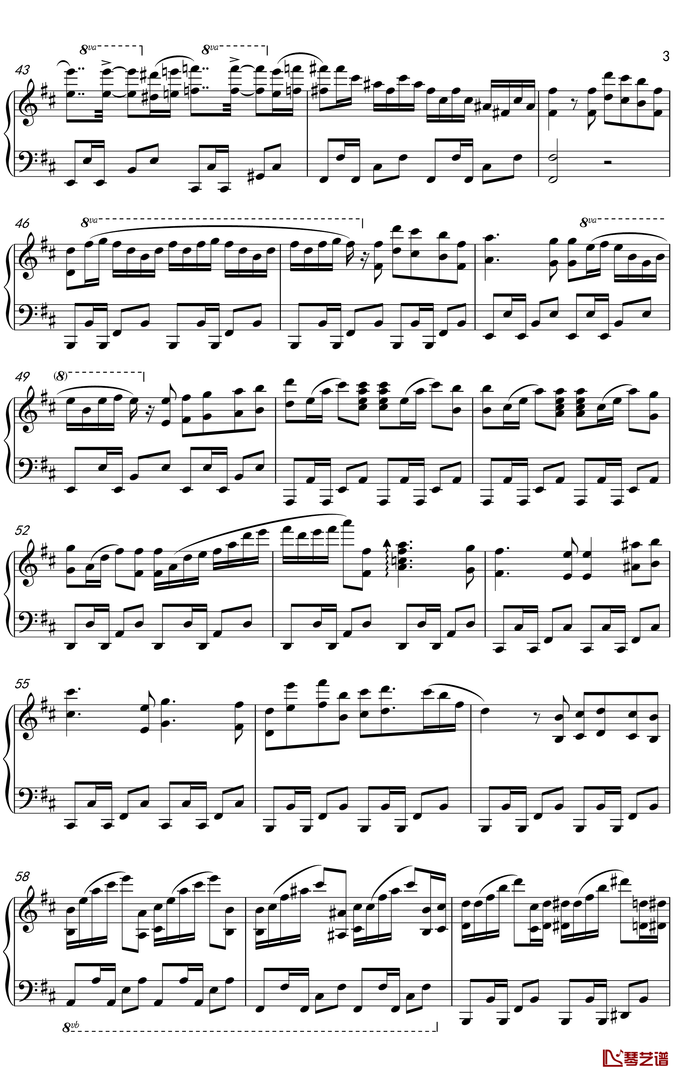 El Bimbo 橄榄项链钢琴谱-保罗·莫里哀-一首异国风情版的经典老歌3