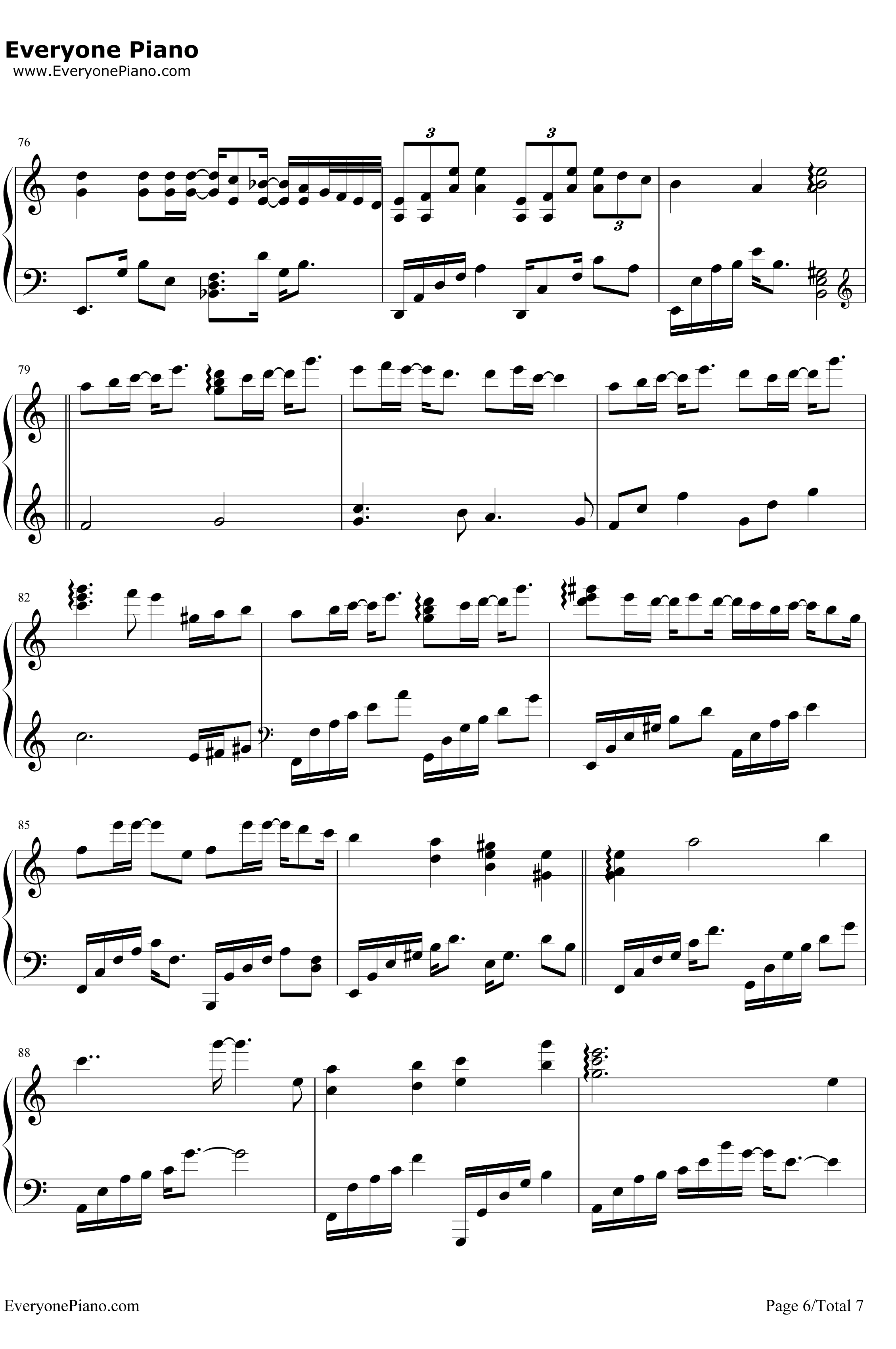 泪的声音钢琴谱 -V.K克6
