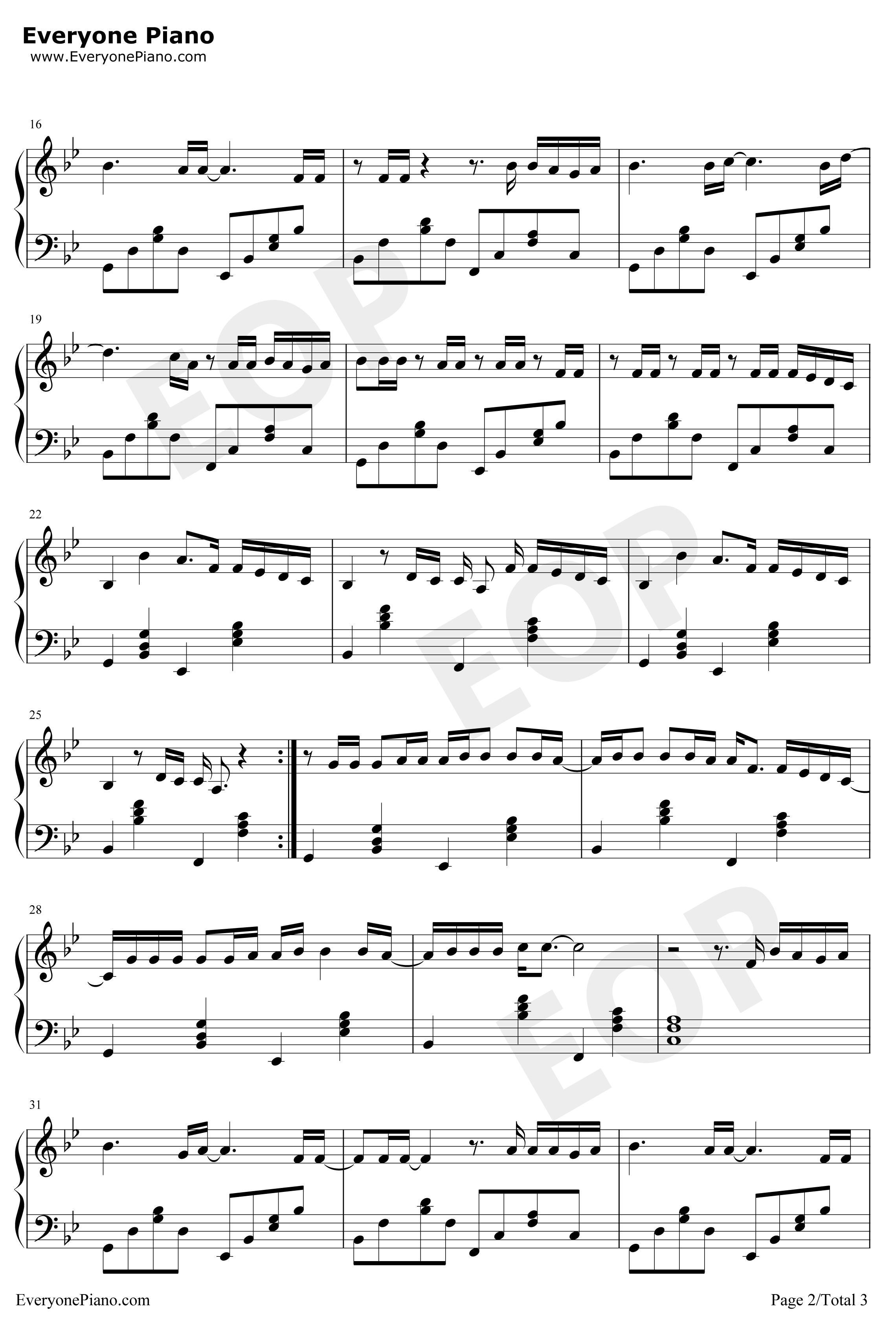 来自天堂的魔鬼钢琴谱-邓紫棋-完美钢琴版2