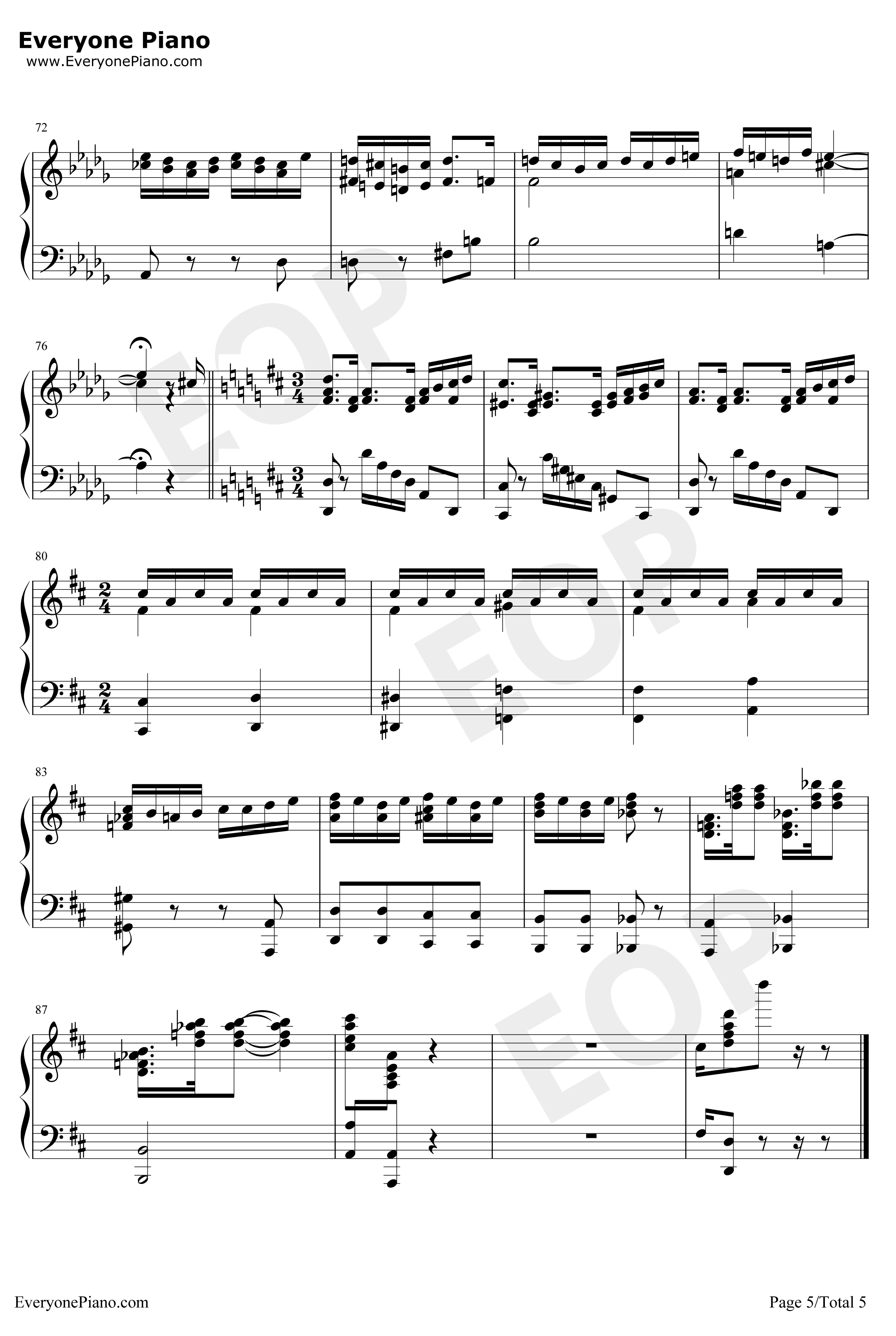 What's This钢琴谱-DannyElfman-圣诞夜惊魂OST5