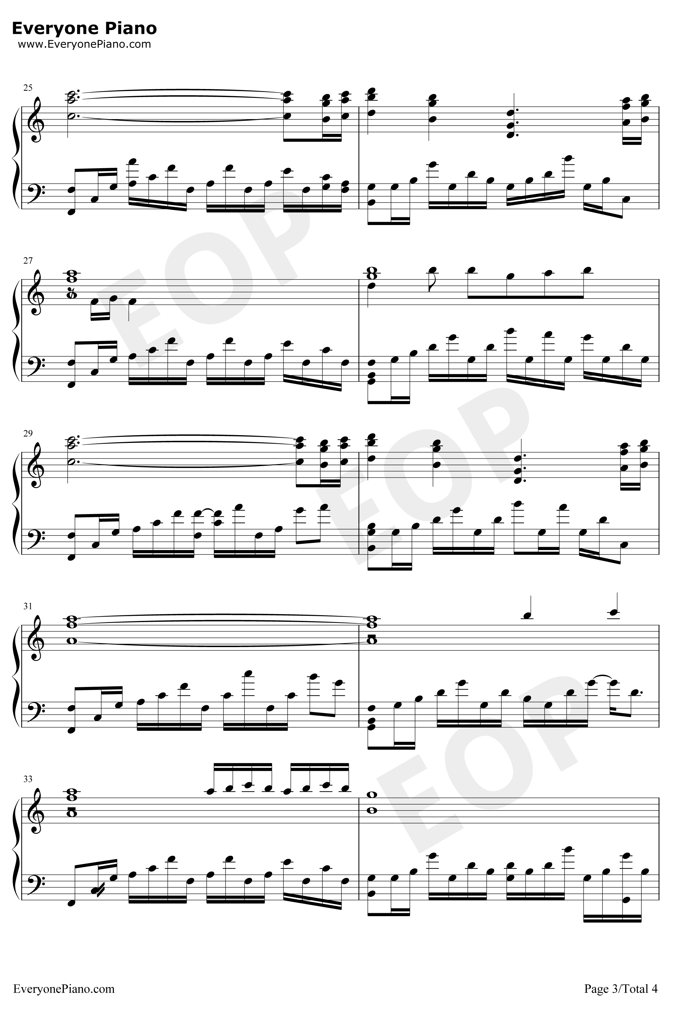艾琳森林钢琴谱-CODASOUNDStudioEIM-冒险岛BGM3