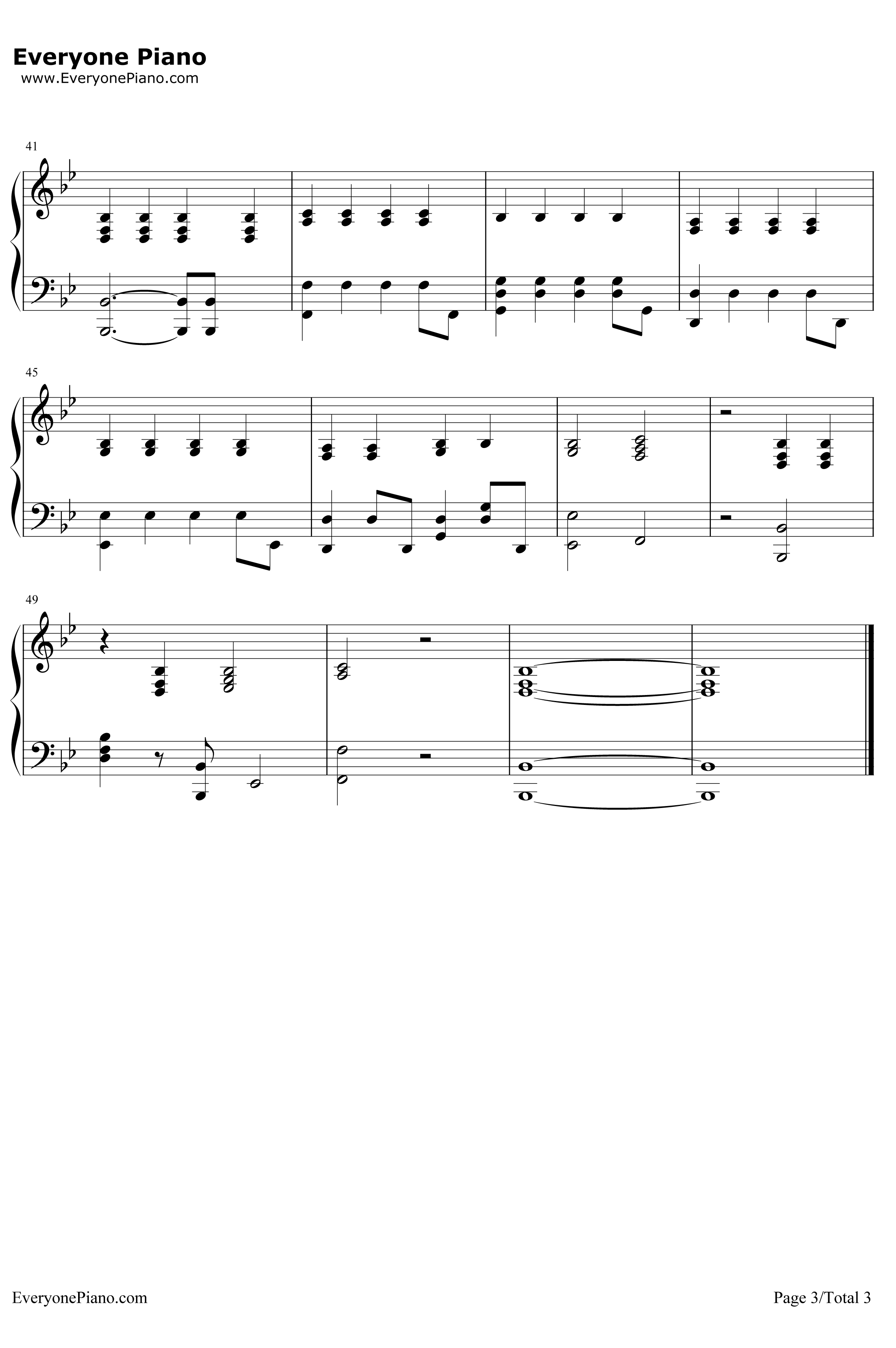 体面钢琴谱-于文文-伴奏谱3