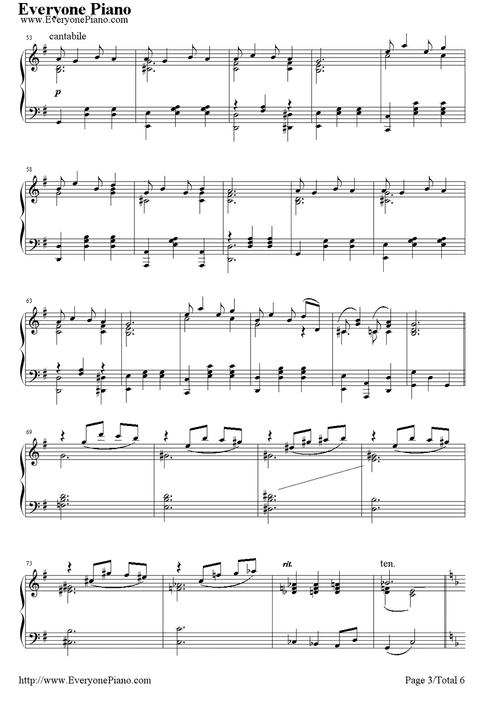 Bethena A Concert Waltz钢琴谱-Scott Joplin斯科特·乔普林3