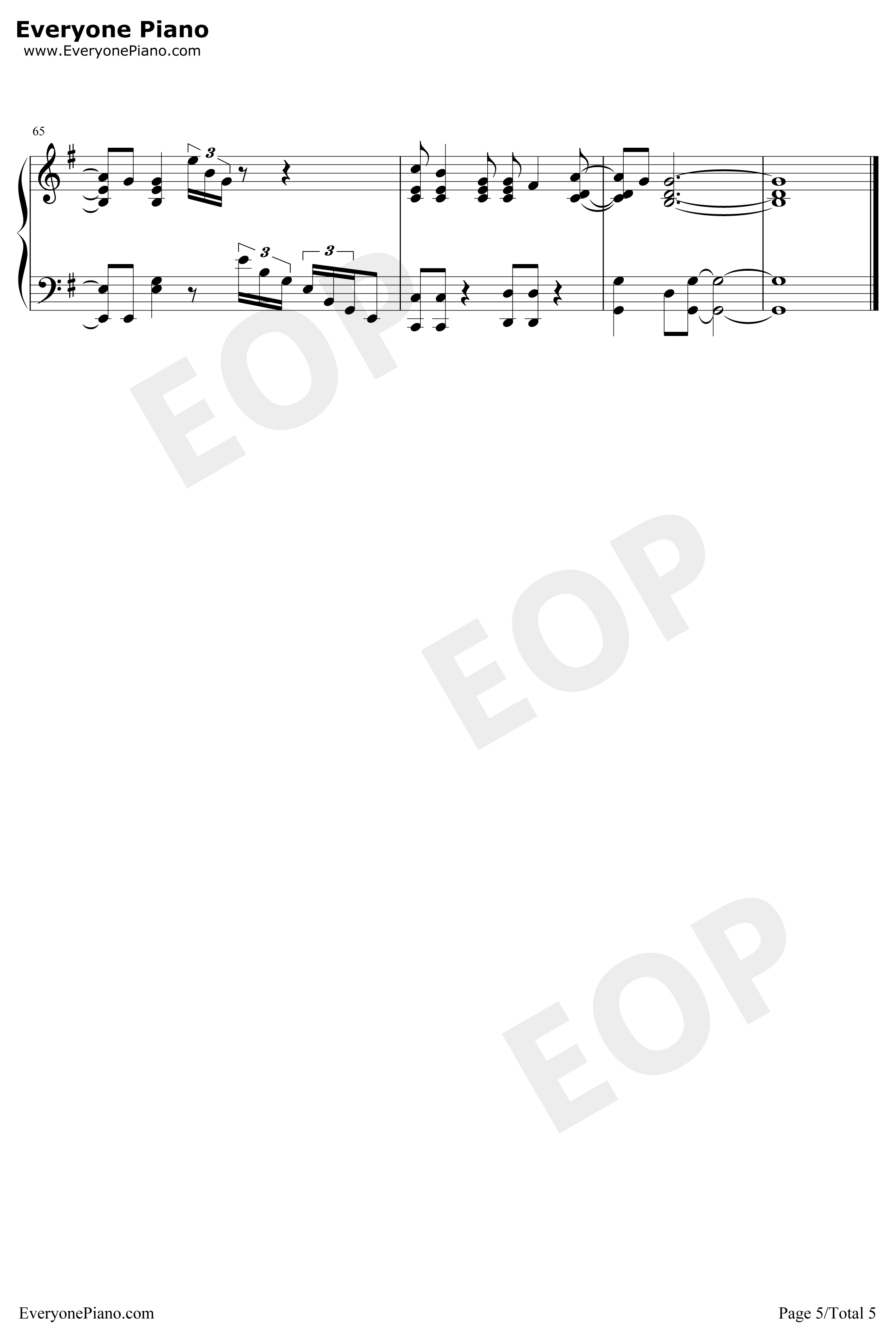 ときめきエクスペリエンス钢琴谱-PoppinParty-BanGDreamOP5
