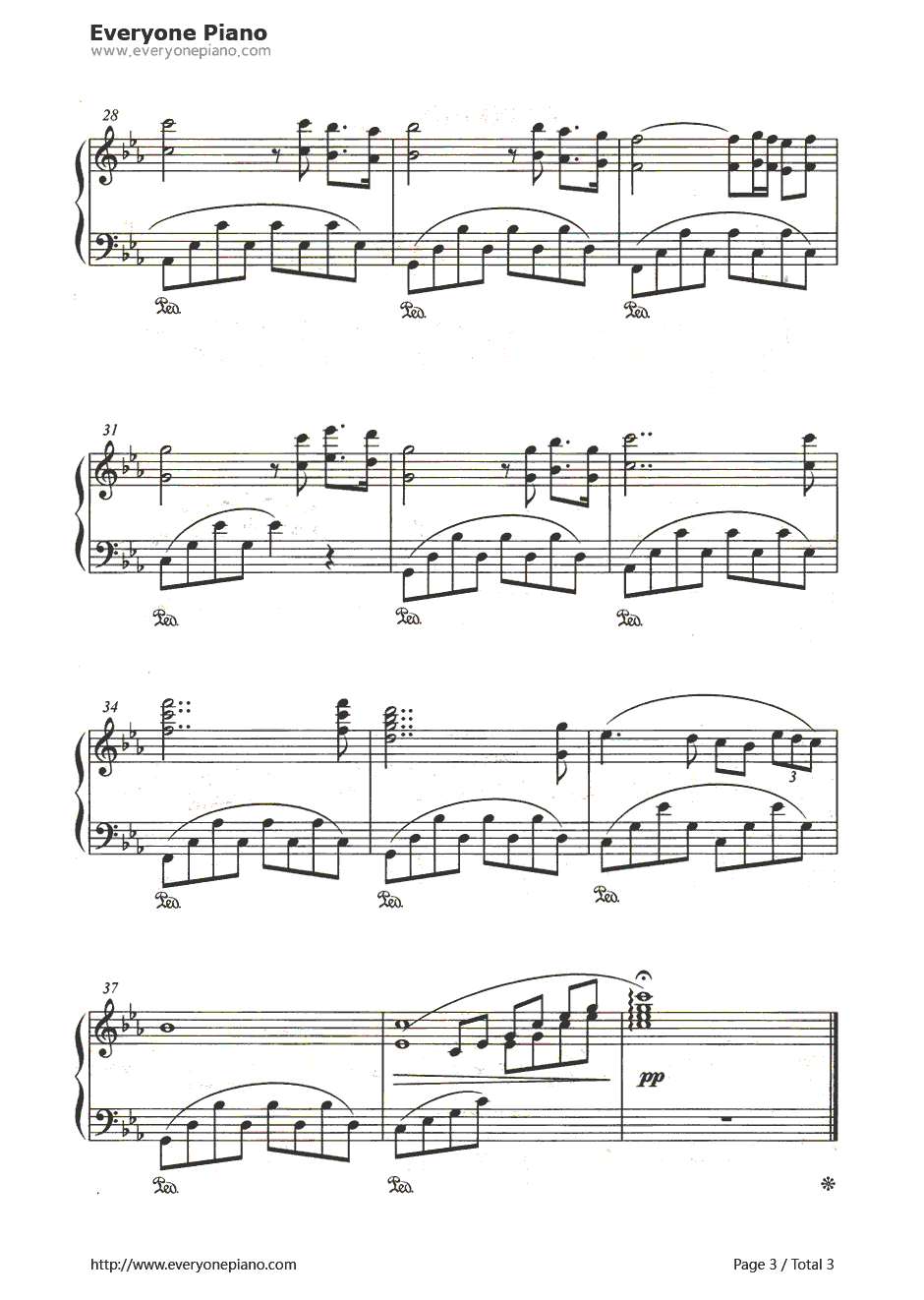 罗密欧与朱丽叶钢琴谱-普罗科菲耶夫-RomeoandJuliet3