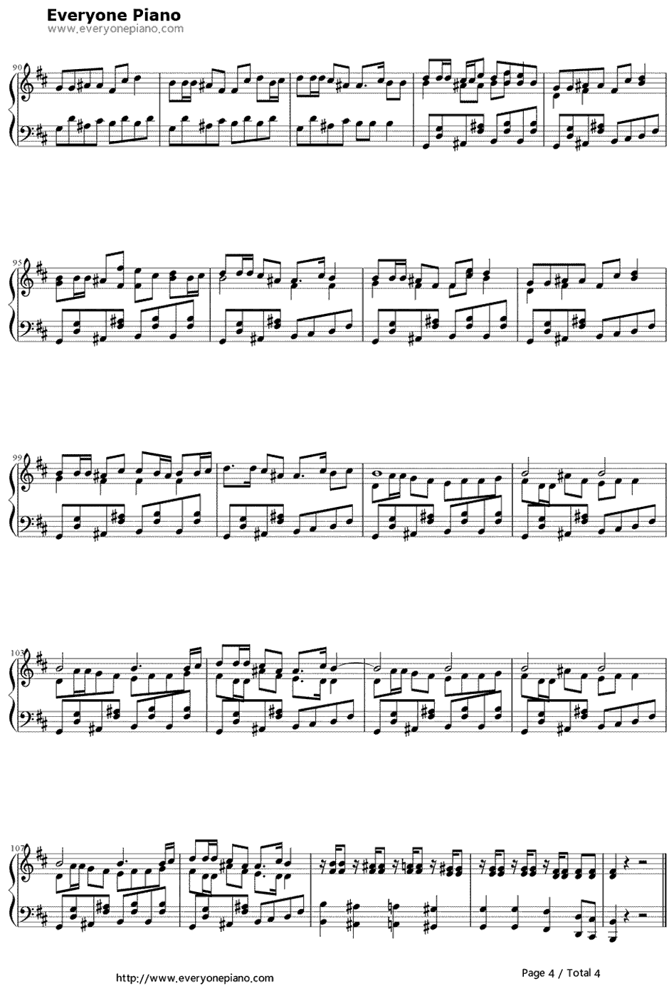 カーニバル钢琴谱-GUMI4