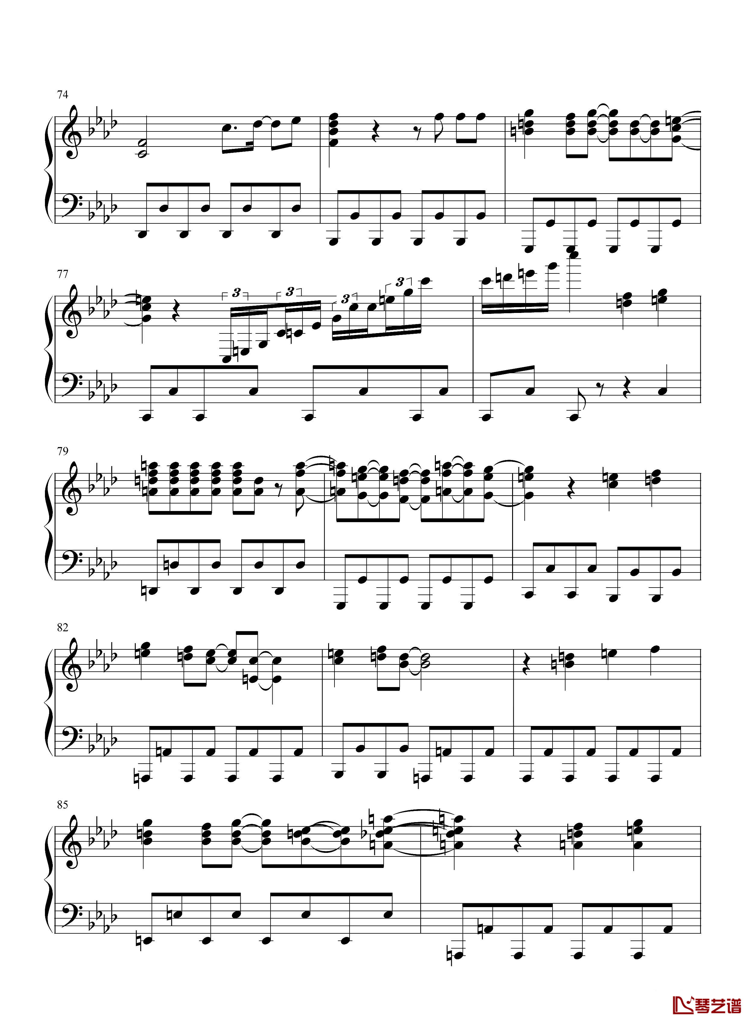 JustiΦs钢琴谱-ISSA-假面骑士555主题曲5