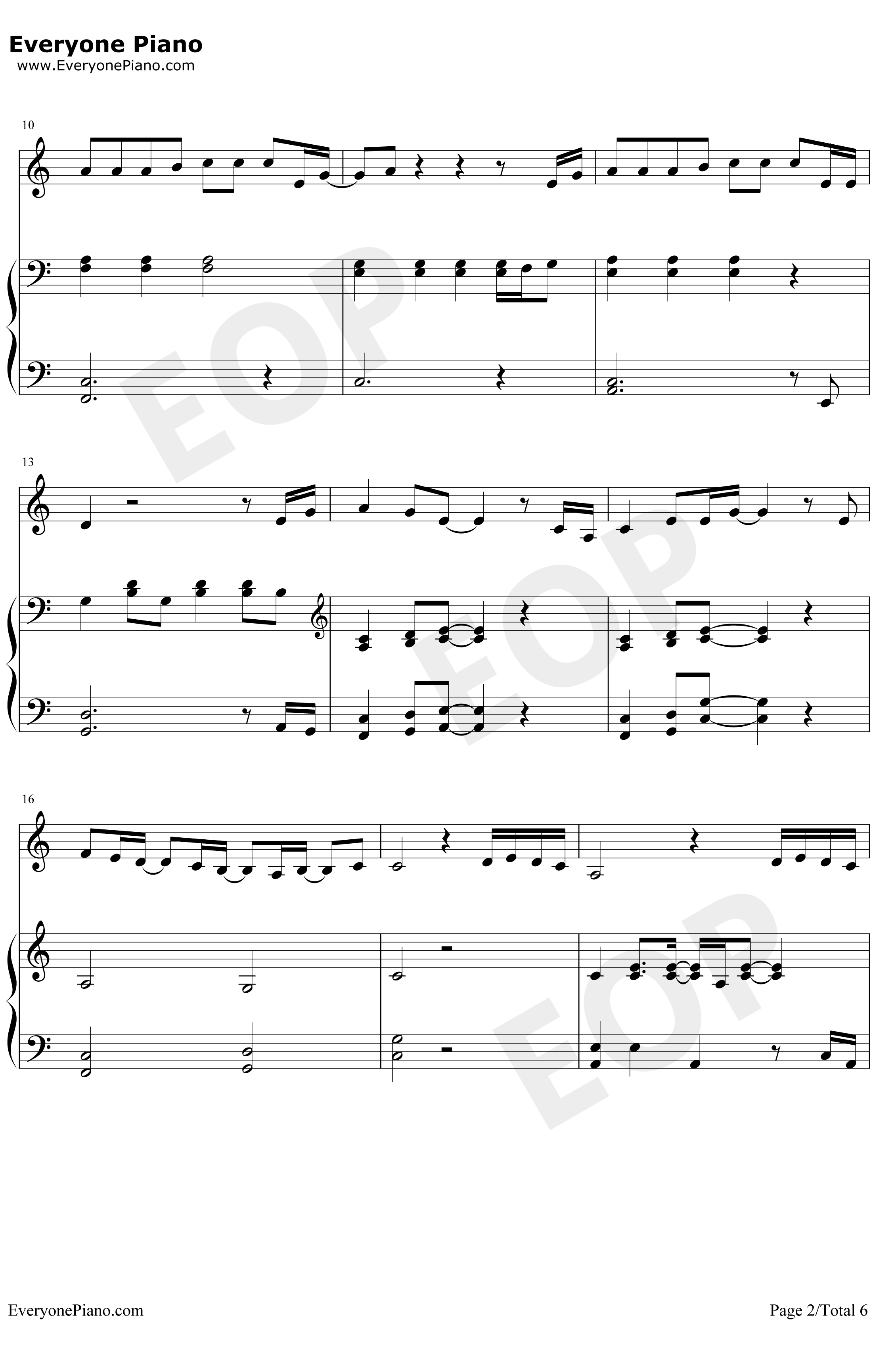 Always Remember Us This Way钢琴谱-LadyGaga-一个明星的诞生OST2
