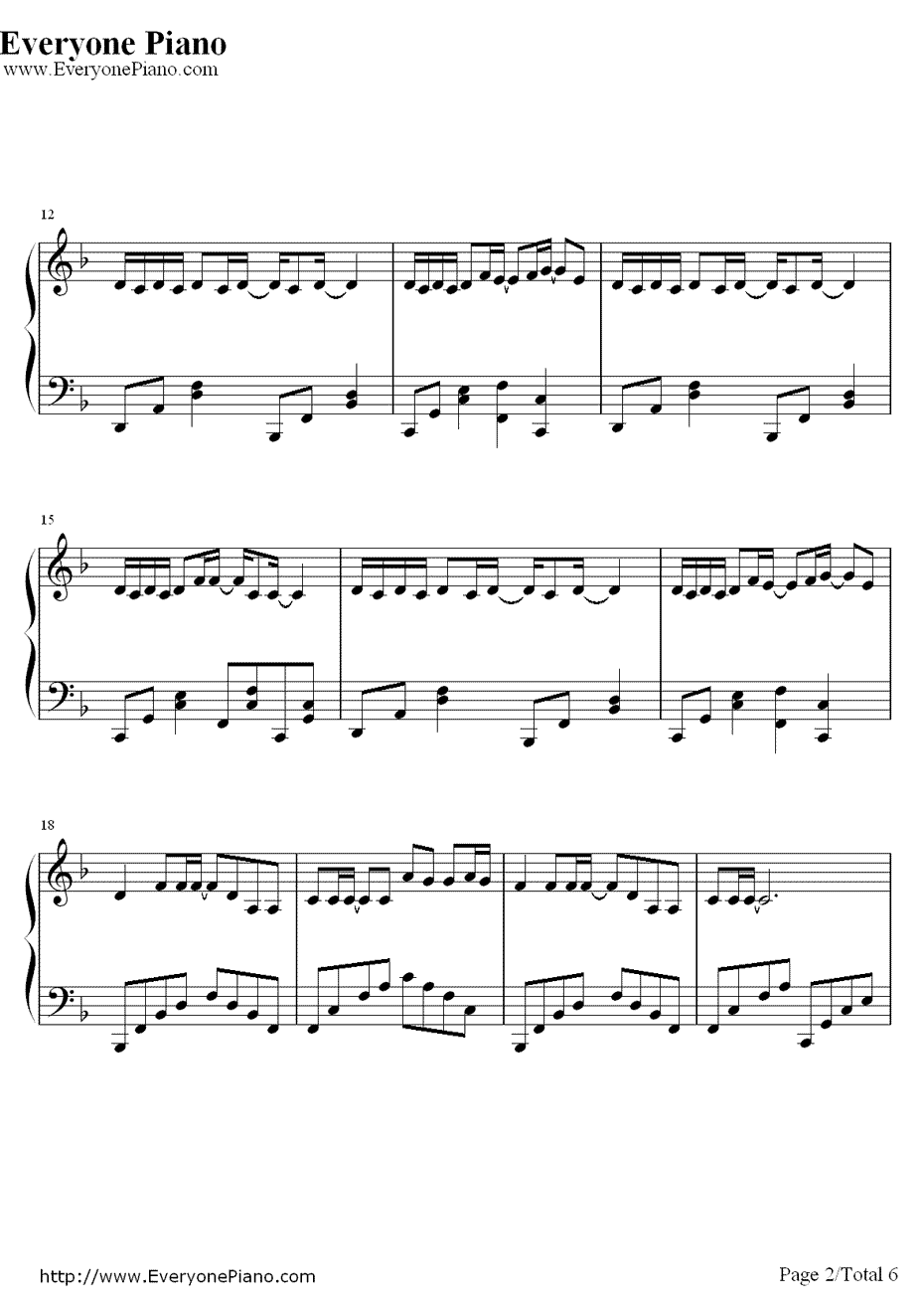 Moments钢琴谱-滨崎步2
