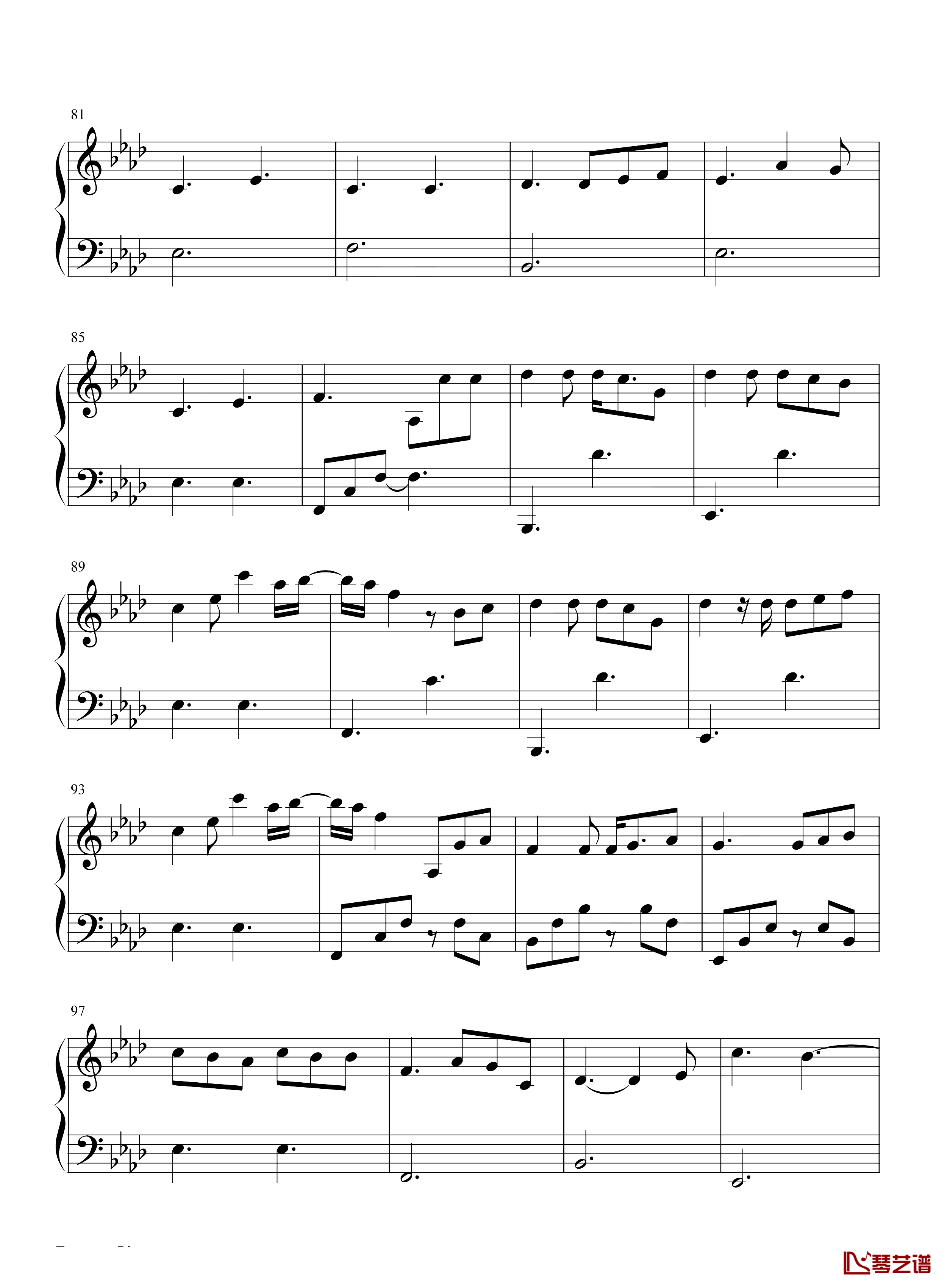 Glimpse of Us钢琴谱-Joji-数字时代最迷人艺术家之一5