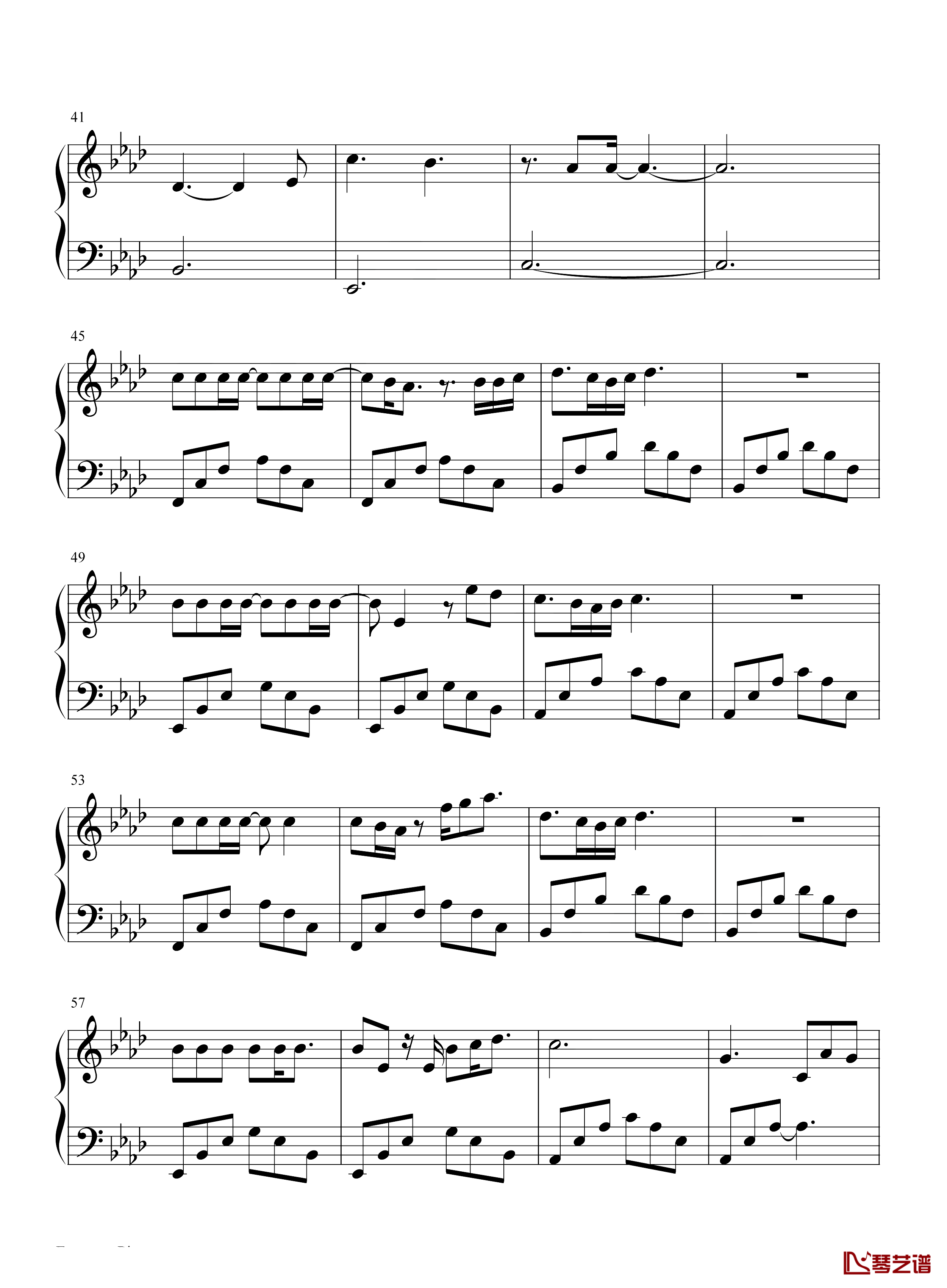 Glimpse of Us钢琴谱-Joji-数字时代最迷人艺术家之一3