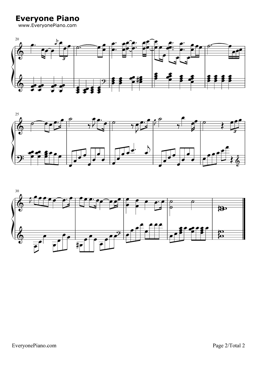 WinterII钢琴谱-BeFactory-《新恋爱白皮书》（BOYSBE）2