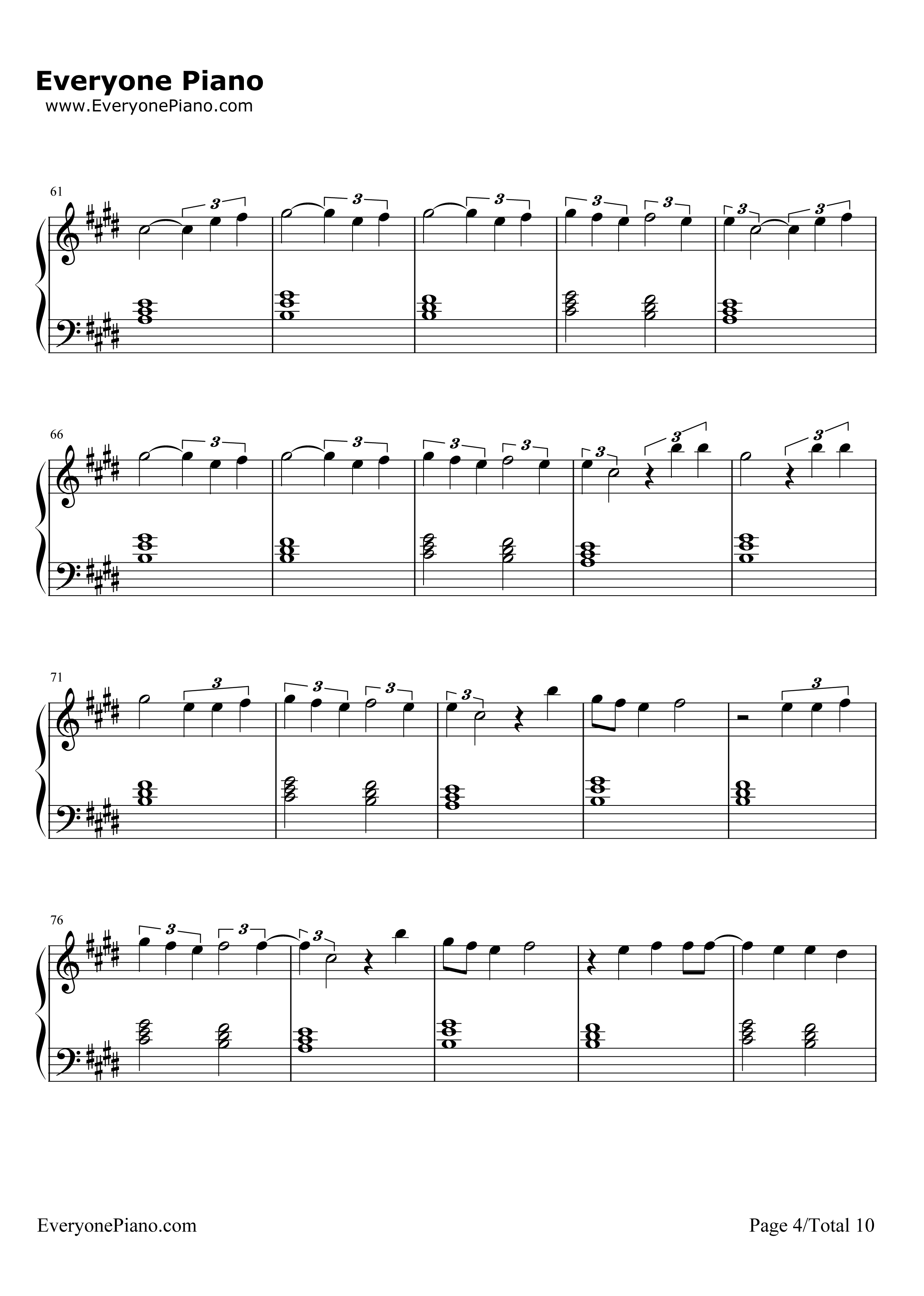 FinalSong钢琴谱-MO4