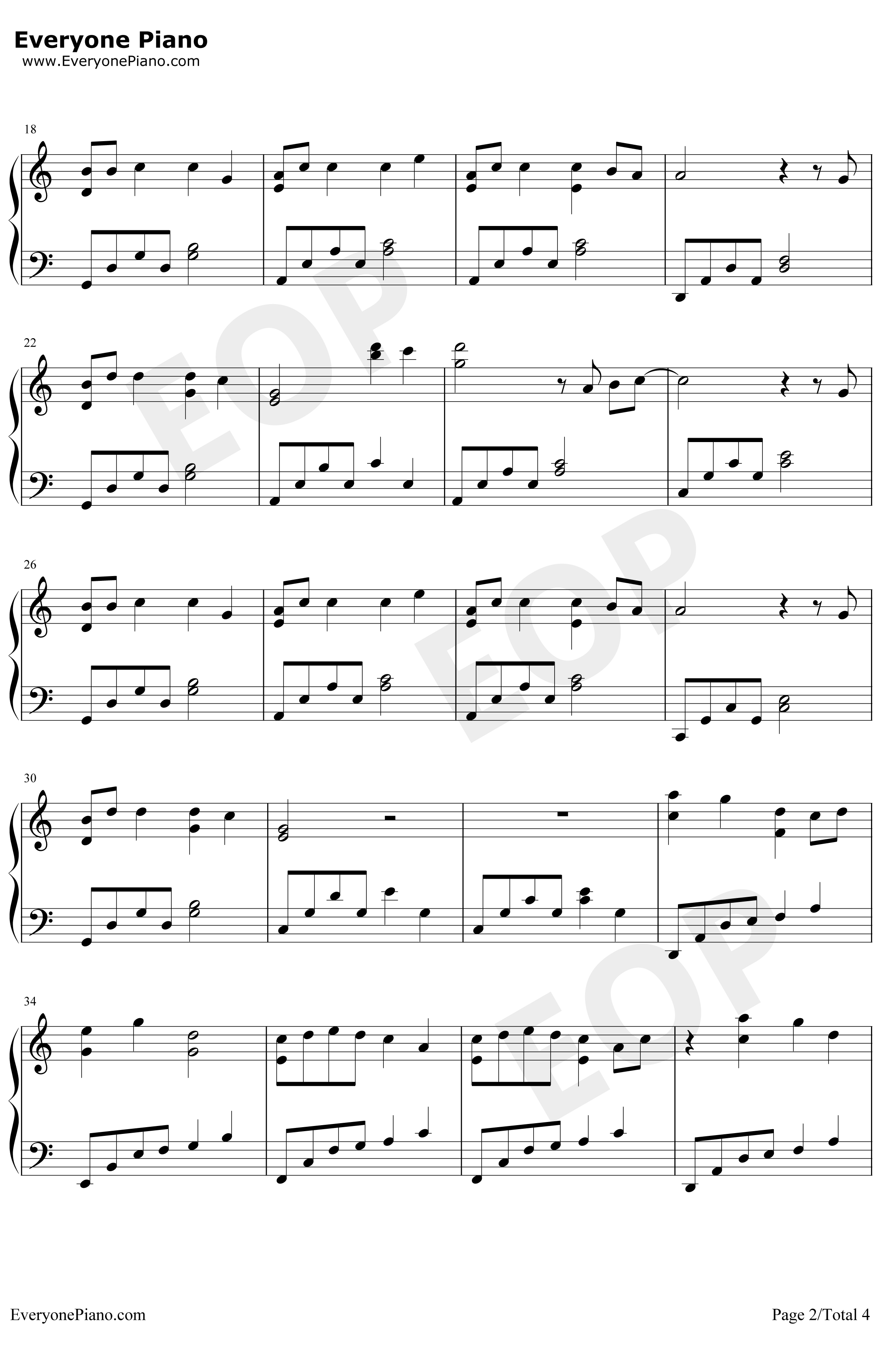越来越不懂钢琴谱-蔡健雅-得不到的就更加爱太容易来的就不理睬2