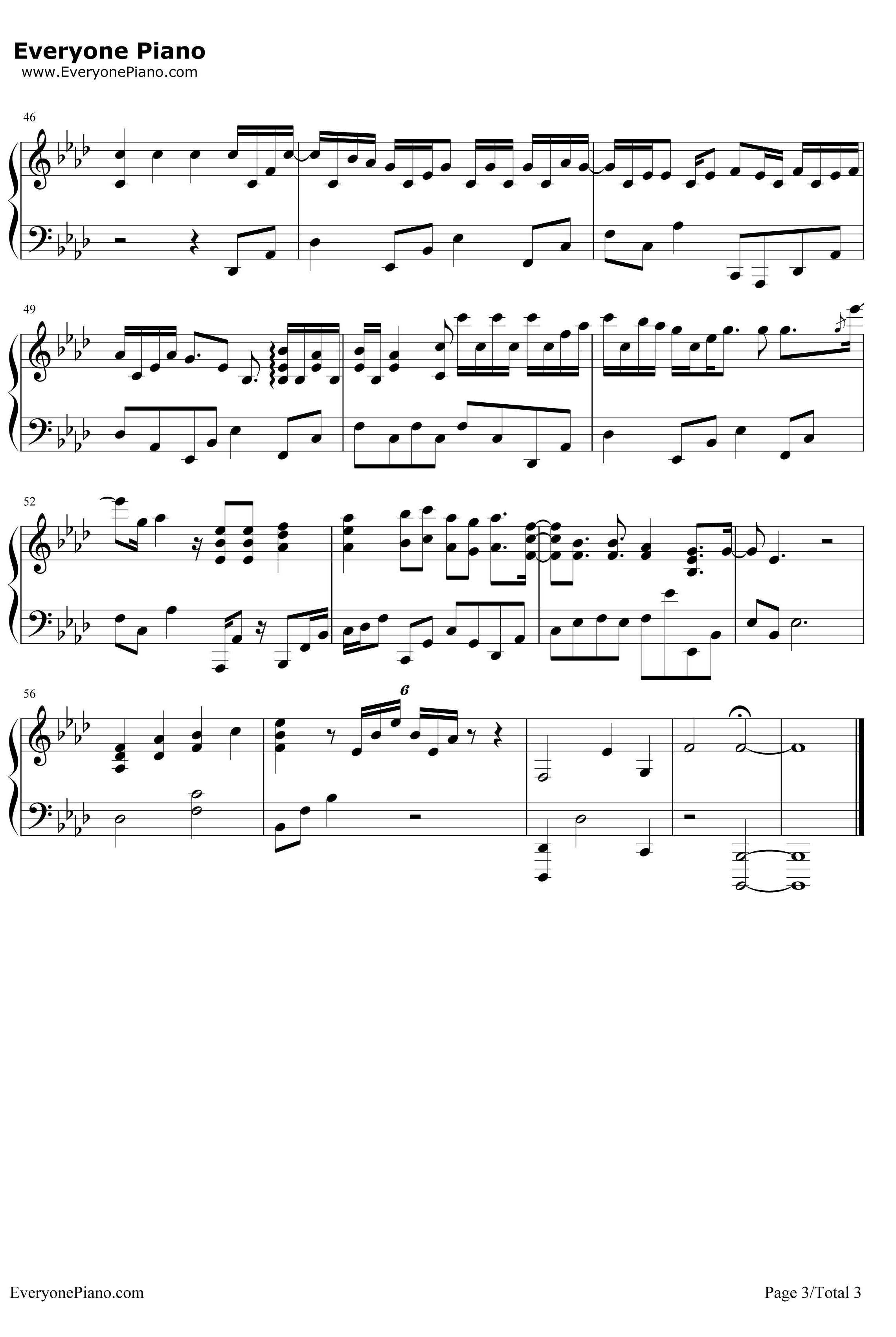 Blue钢琴谱-HiroyukiSawano-《青之驱魔师》原声带3