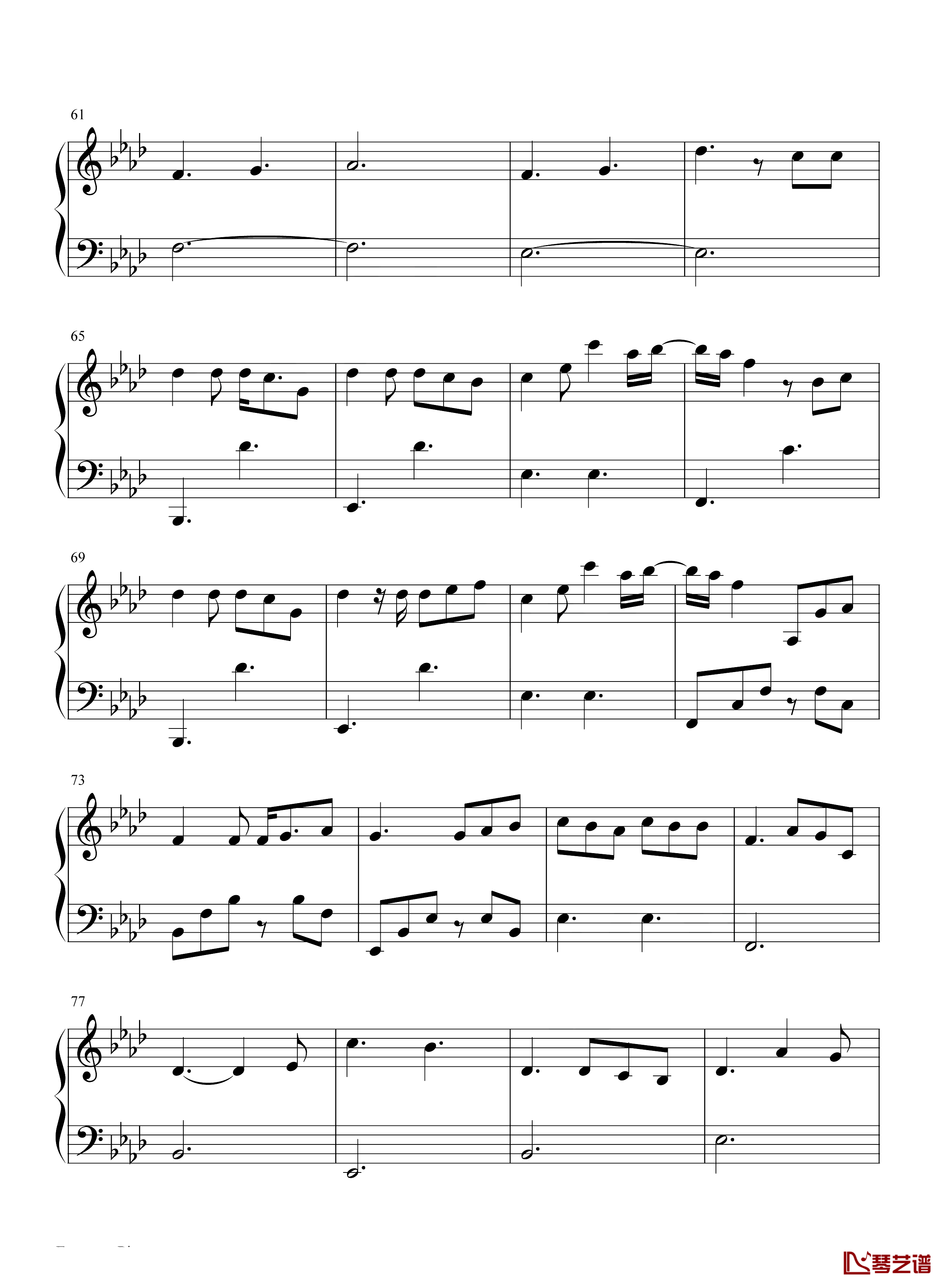Glimpse of Us钢琴谱-Joji-数字时代最迷人艺术家之一4