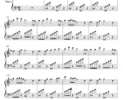 练习曲8钢琴谱-EOP团队-Midi版EOP自学速成班第一季：基础指法篇
