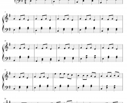 Carol of The Bells钢琴谱-Mykola Dmytrovych Leontovych-钟声颂歌-圣诞歌曲