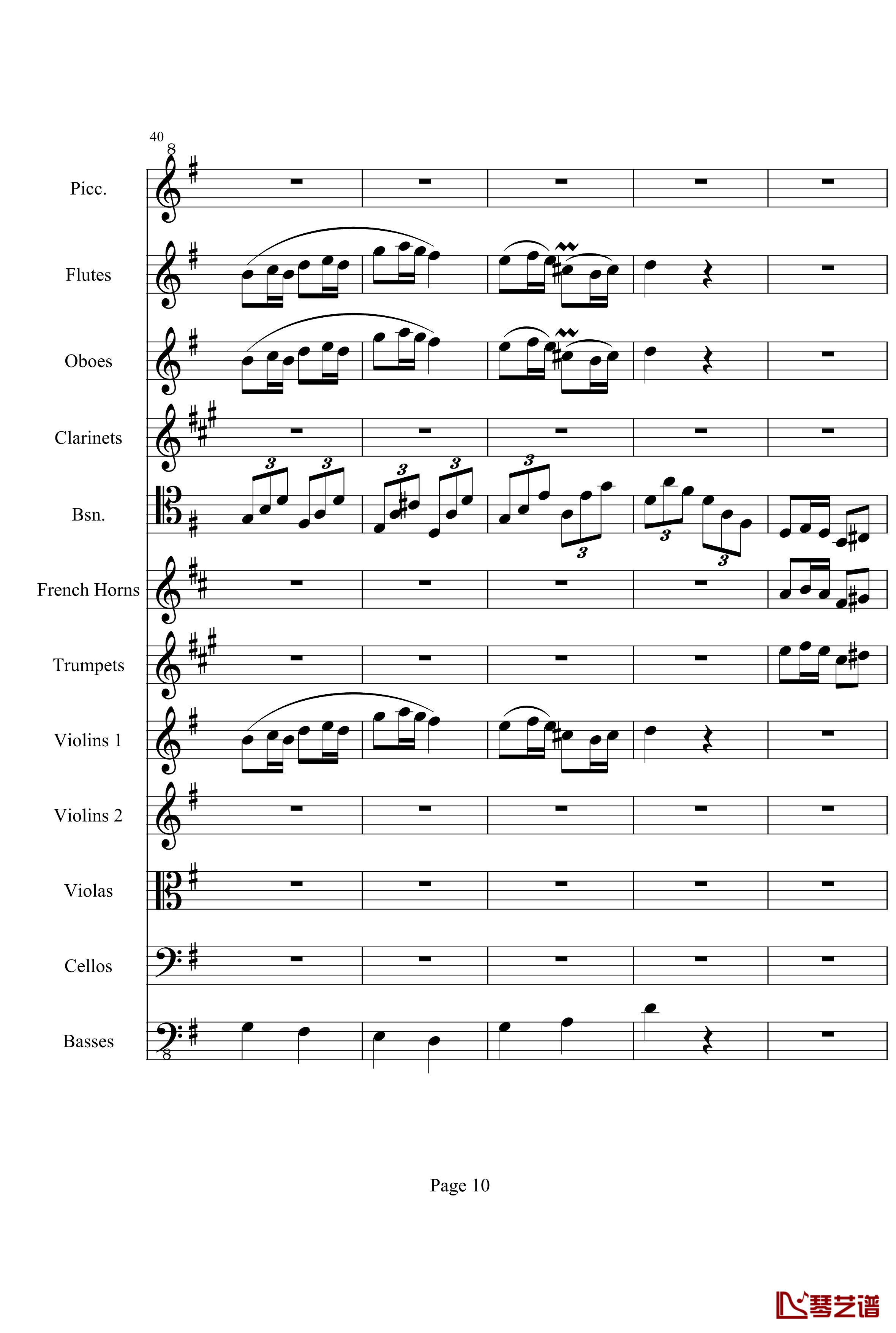 奏鸣曲之交响钢琴谱-第25首-Ⅲ-贝多芬-beethoven10