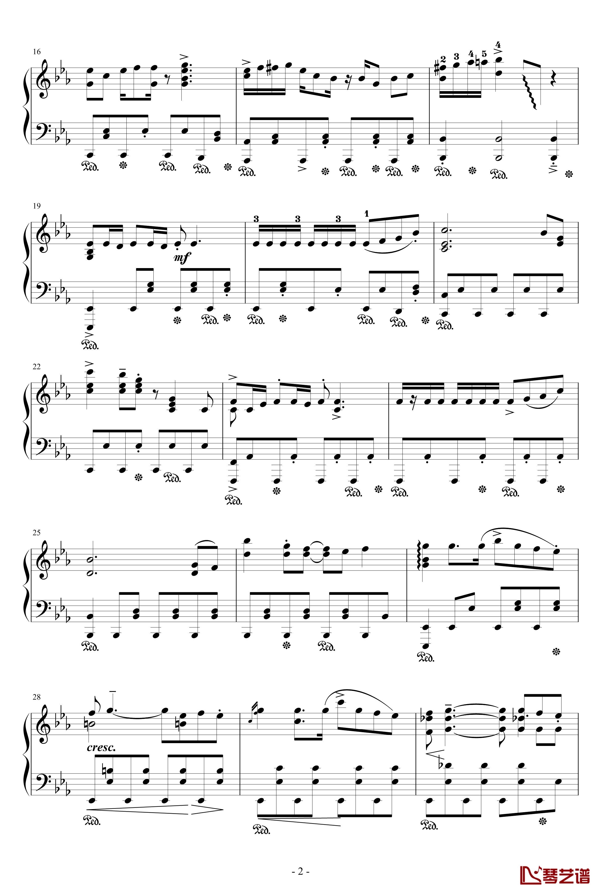 おジャ魔女カーニバル钢琴谱-触手猴2