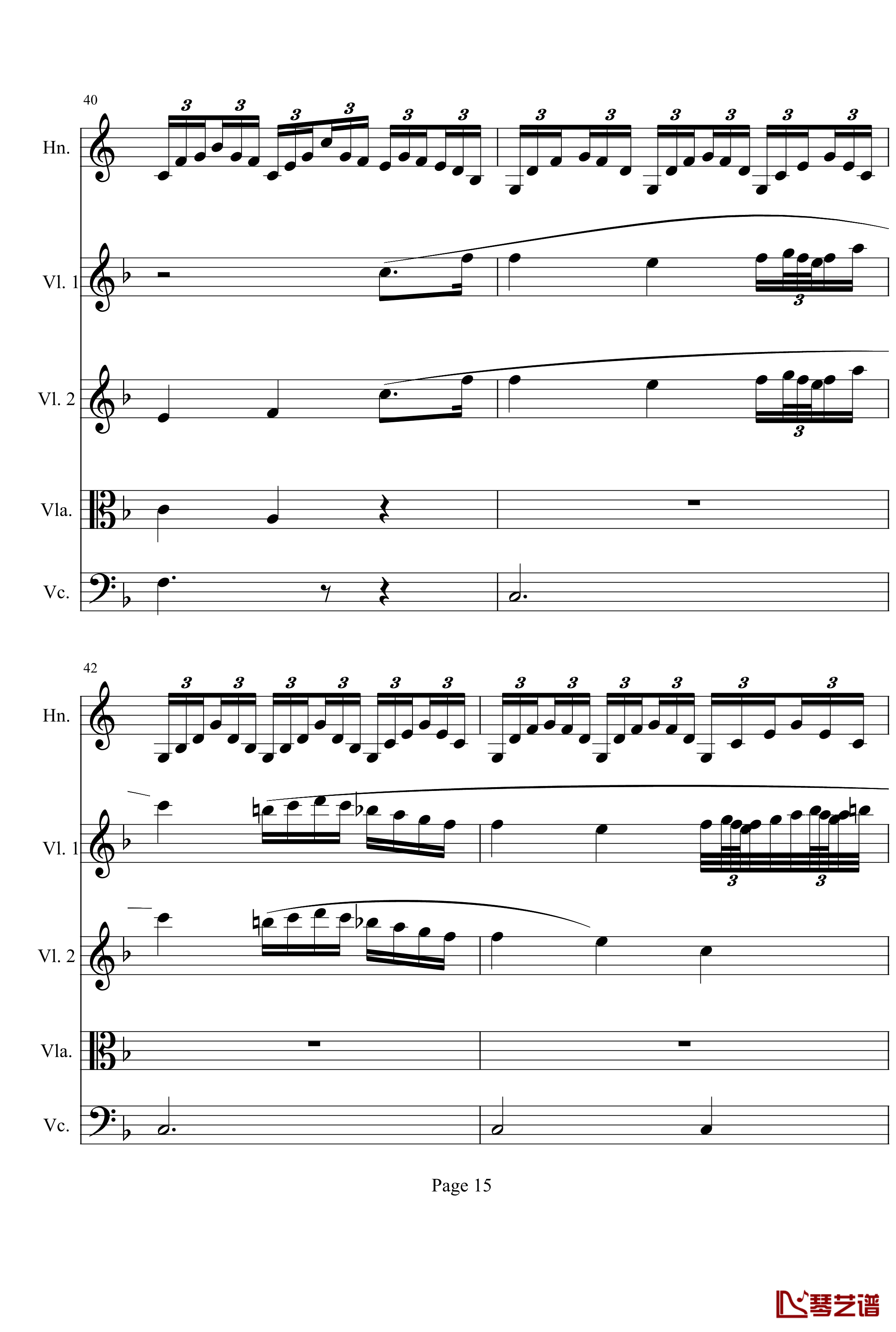 奏鸣曲之交响钢琴谱-第1首-Ⅱ-贝多芬-beethoven15