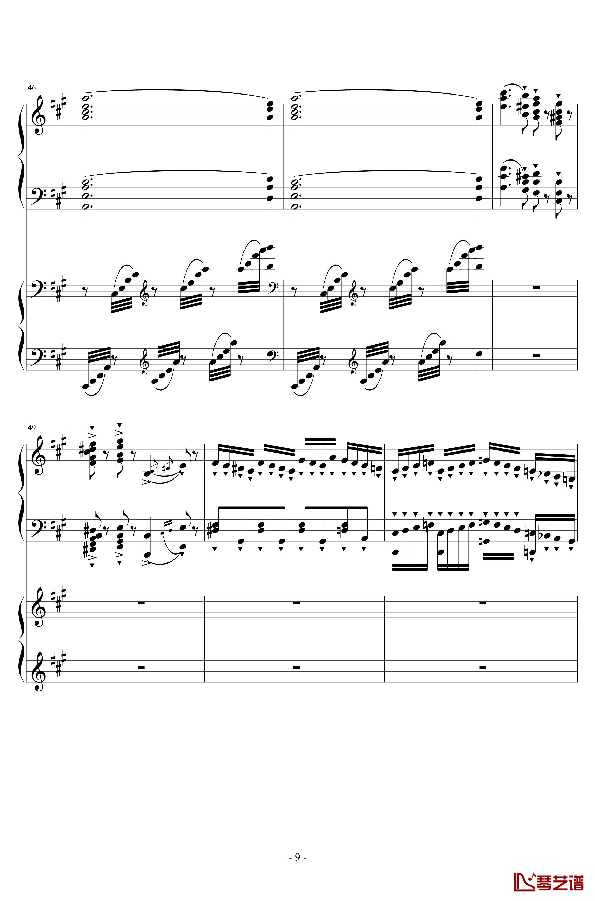 Piano Concerto No.6 in sharp F Minor Op.57 I.钢琴谱-一个球9