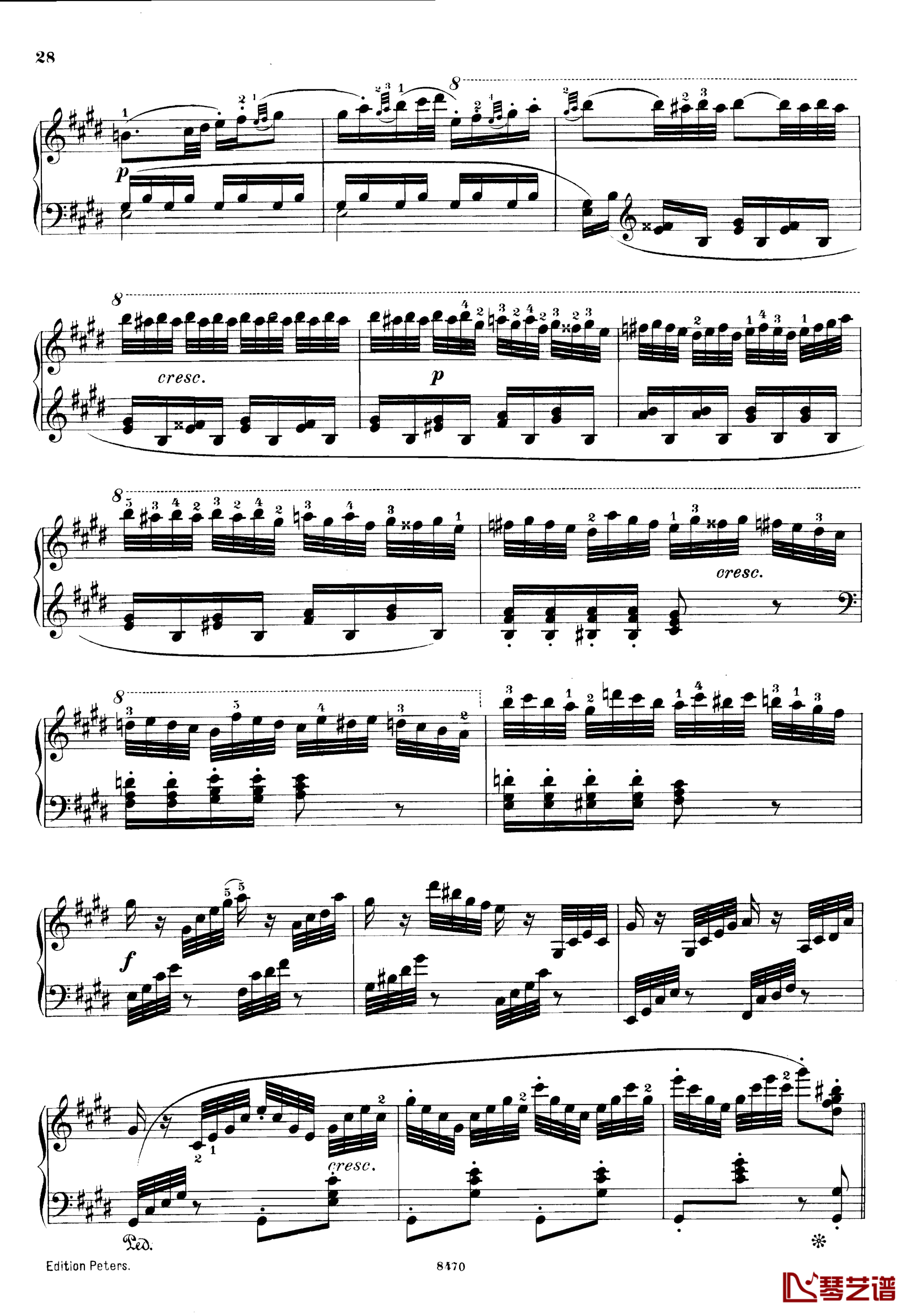 升c小调第三钢琴协奏曲Op.55钢琴谱-克里斯蒂安-里斯28