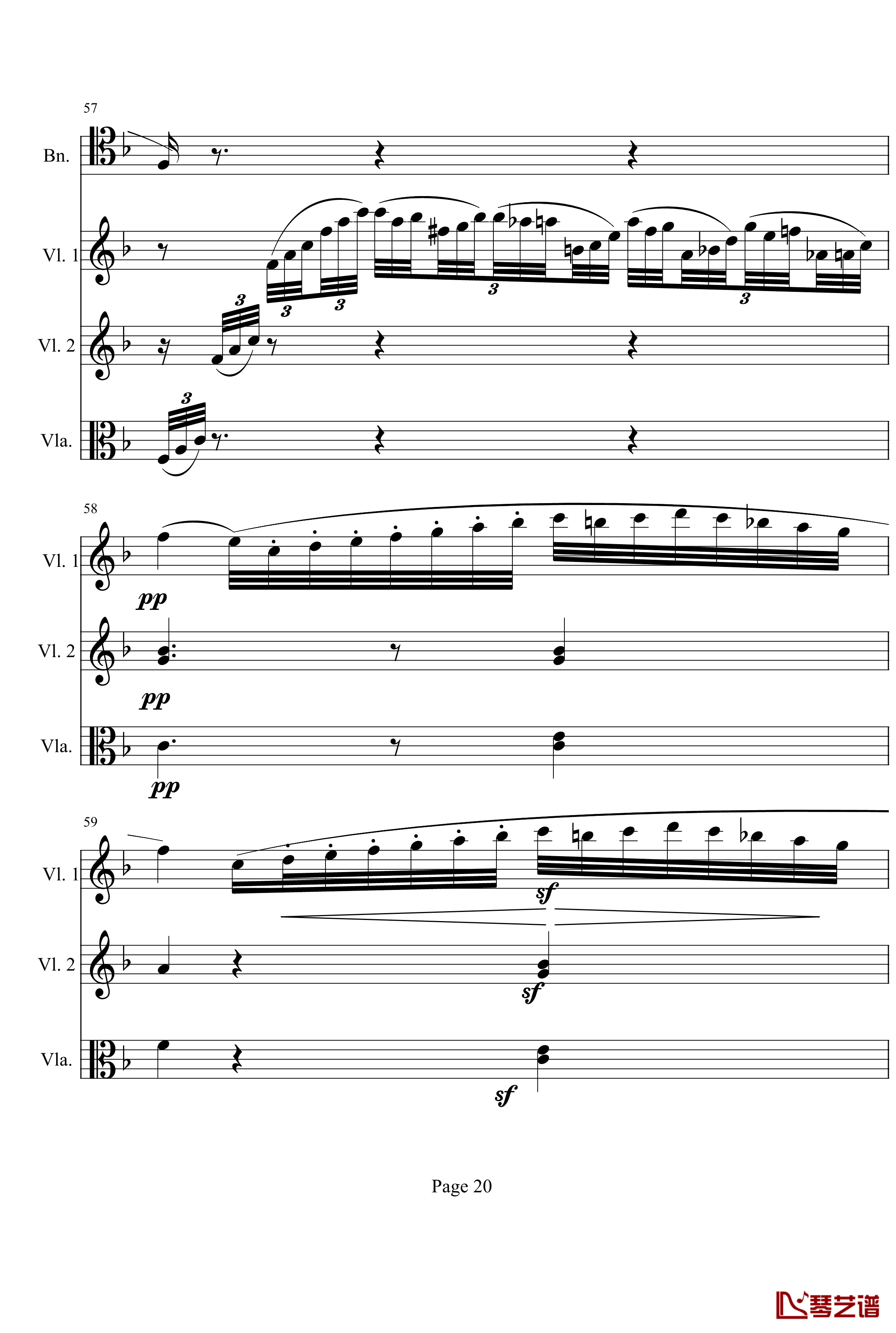 奏鸣曲之交响钢琴谱-第1首-Ⅱ-贝多芬-beethoven20