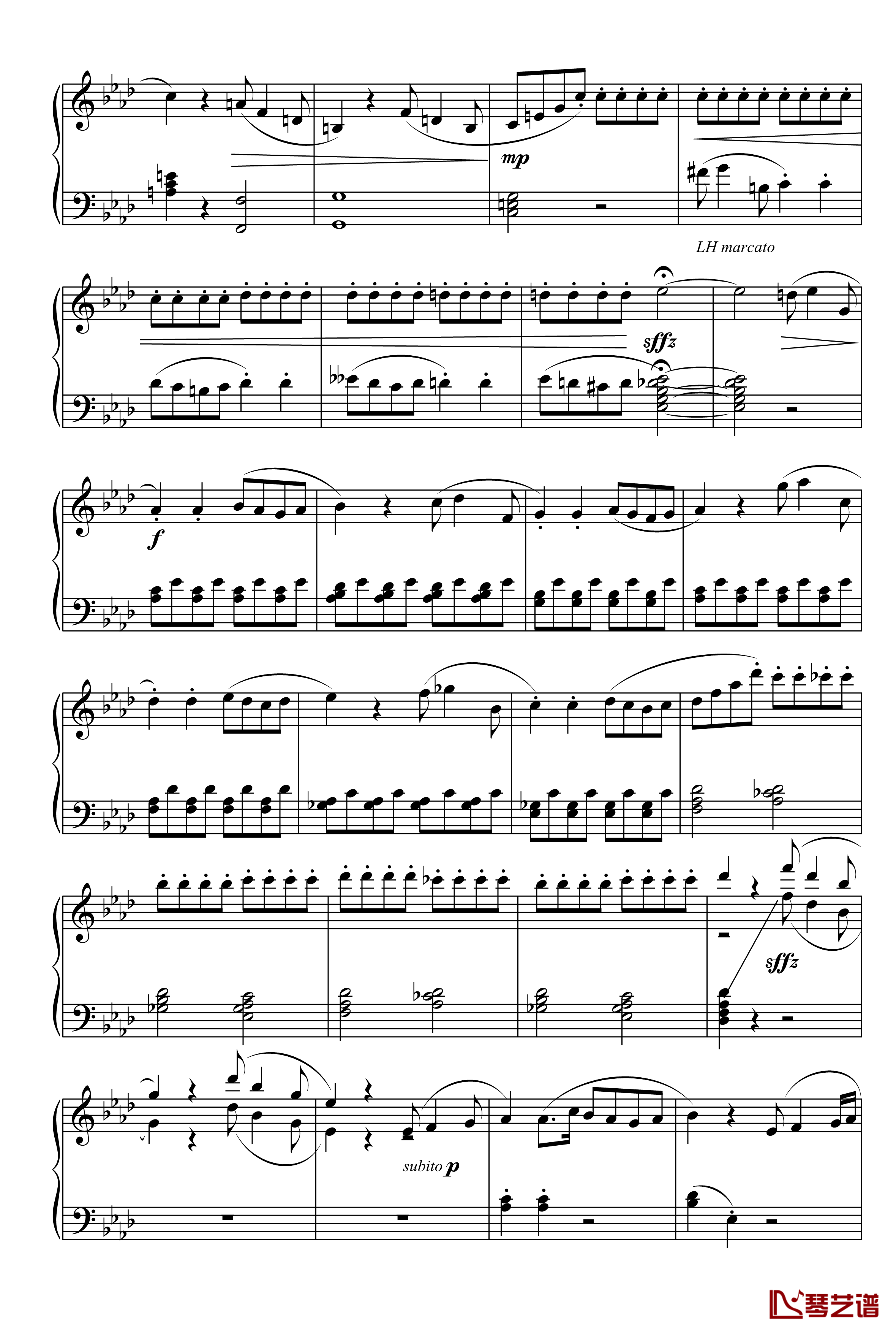 Sonatina in A钢琴谱-flat-hellomato4