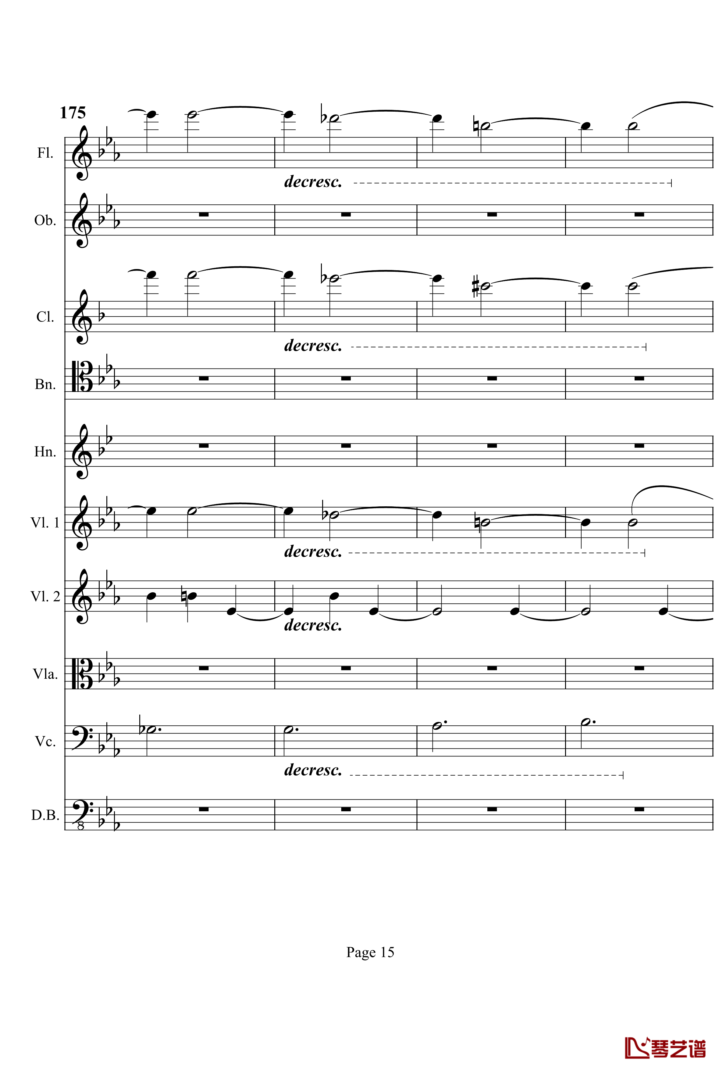 奏鸣曲之交响钢琴谱-第4首-Ⅲ-贝多芬-beethoven15