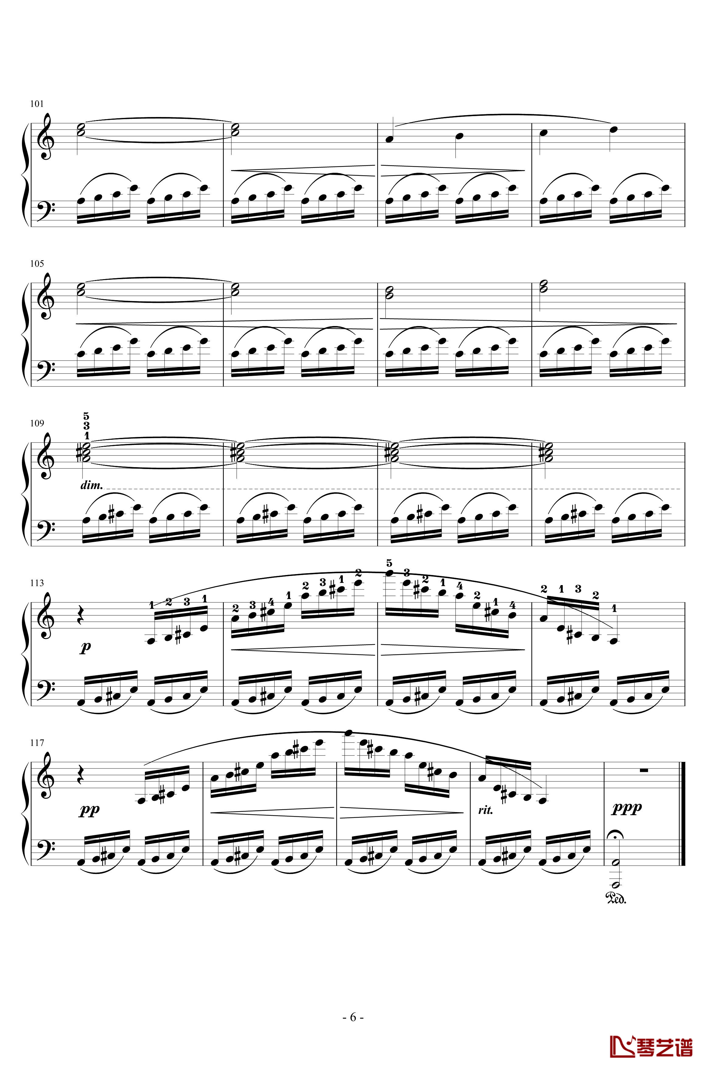 Prelude钢琴谱-最终幻想6
