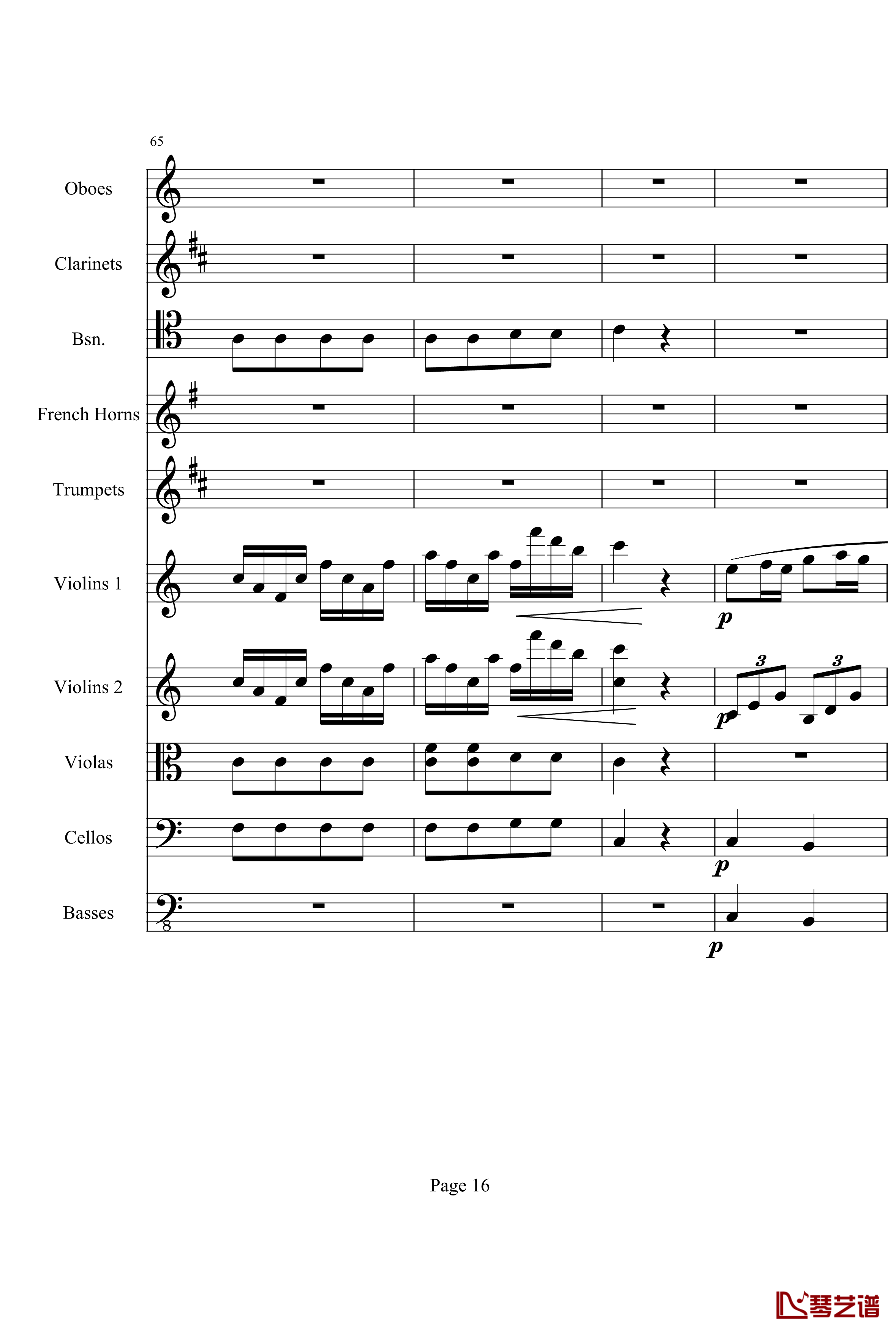 奏鸣曲之交响钢琴谱-第25首-Ⅲ-贝多芬-beethoven16