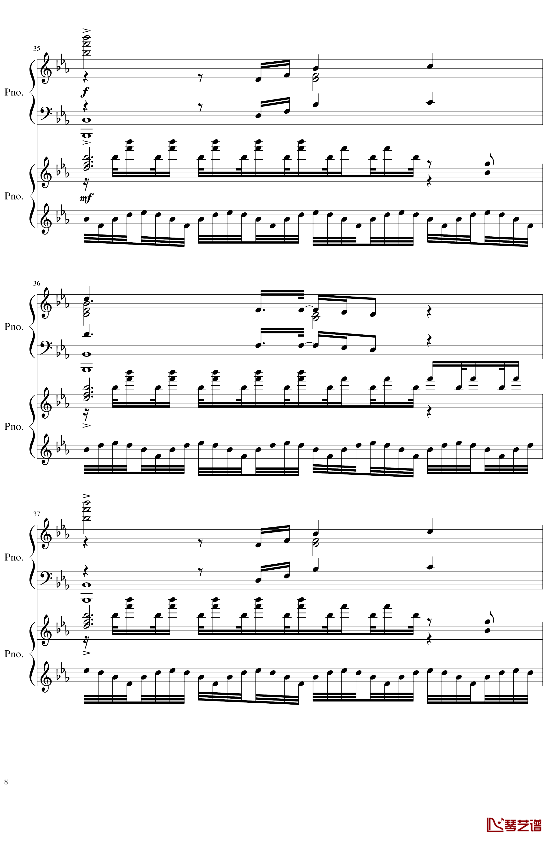 The End钢琴谱-Bit改编-defanive28