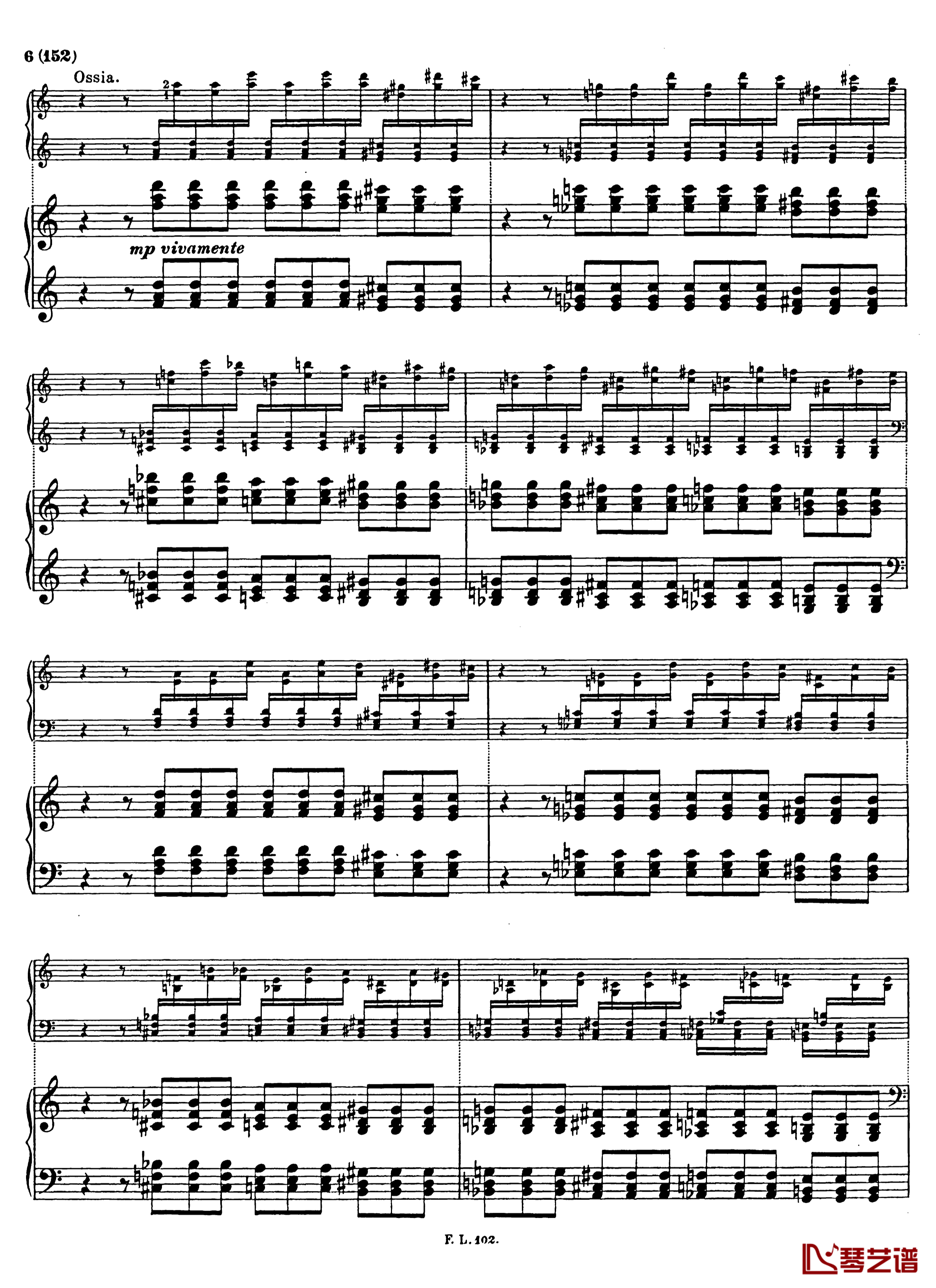梅菲斯特圆舞曲  第三首 S.216钢琴谱-李斯特6