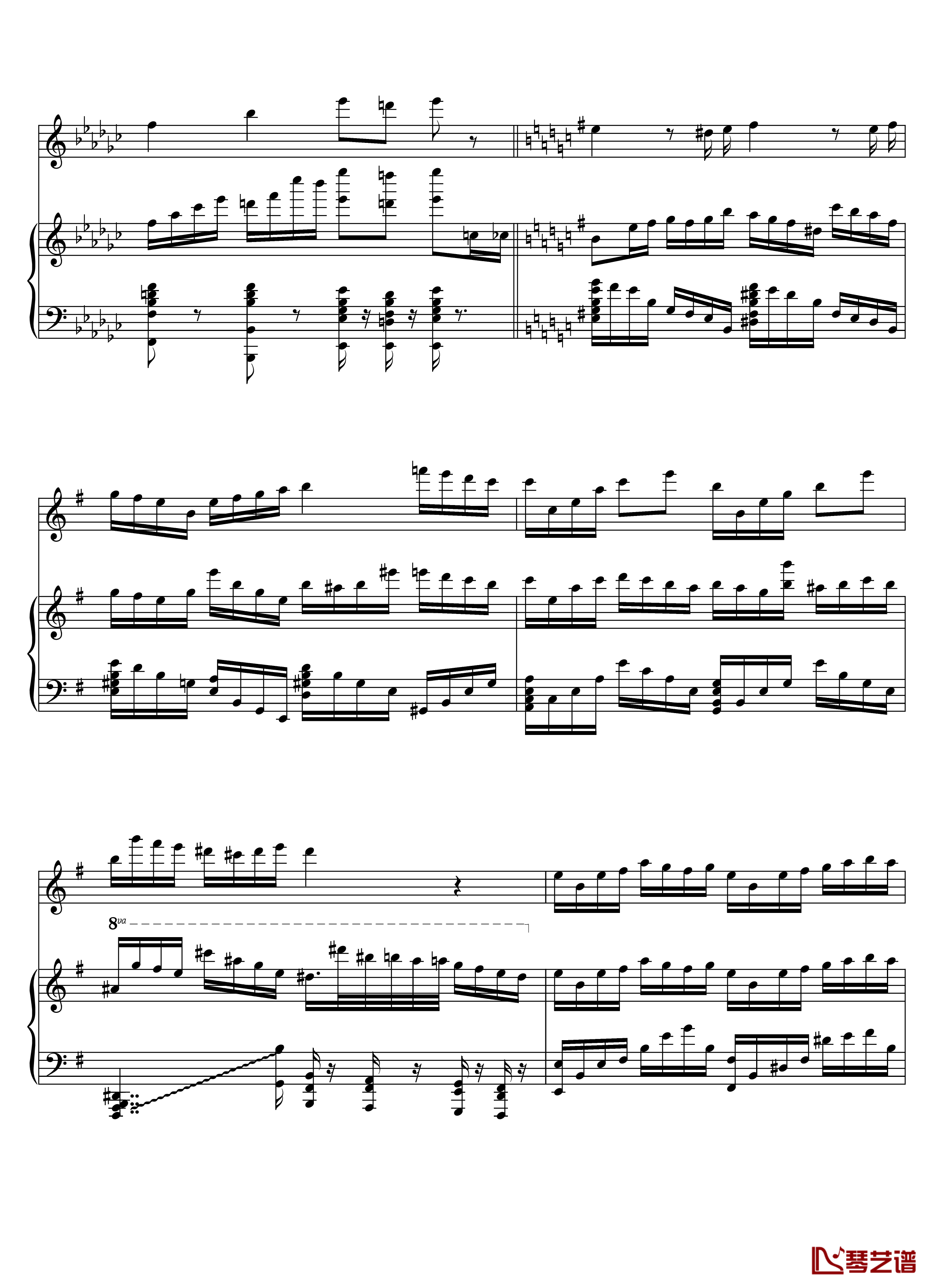 Parodia Sonatina钢琴谱-Deemo28