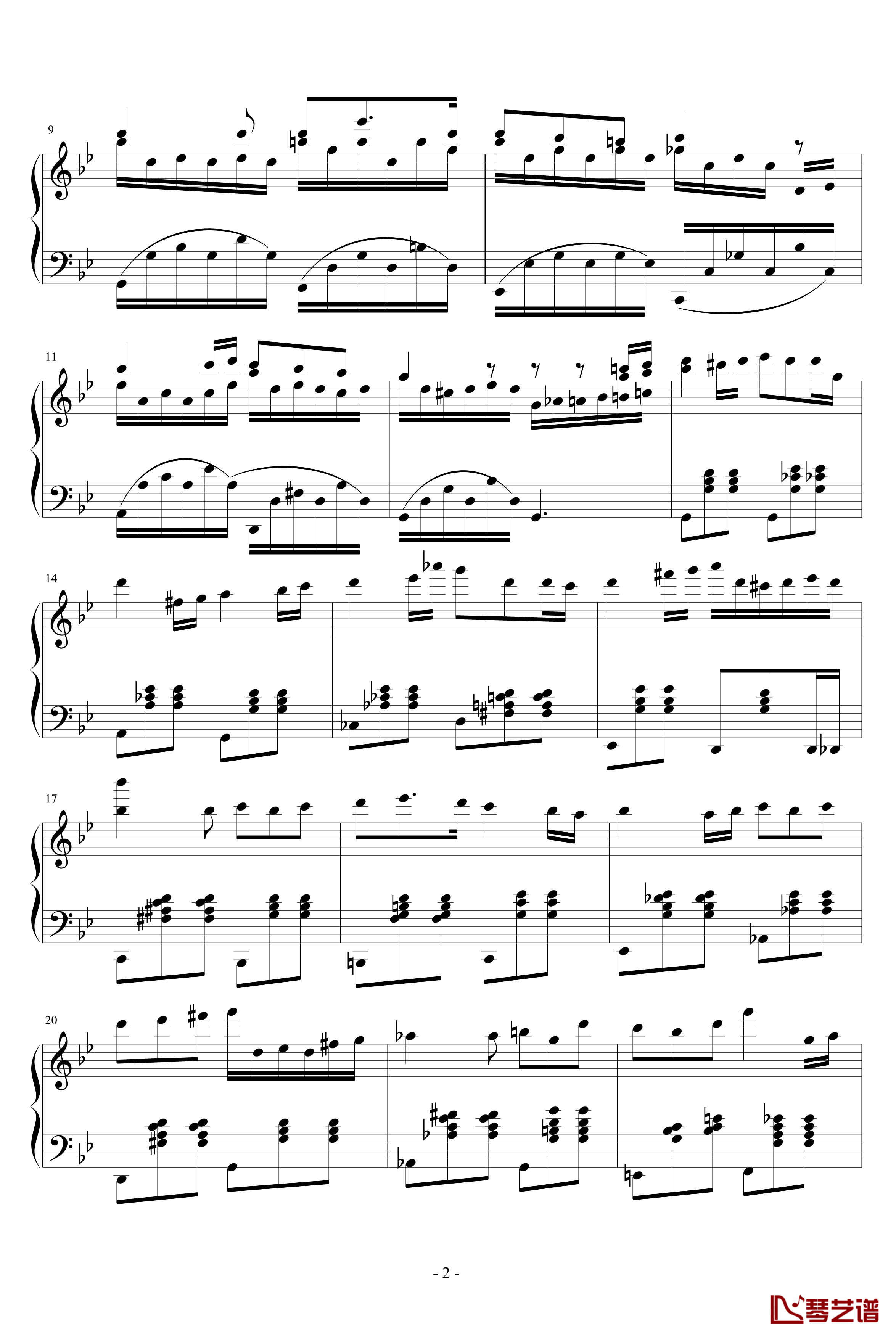 织体和声3钢琴谱-陈干2