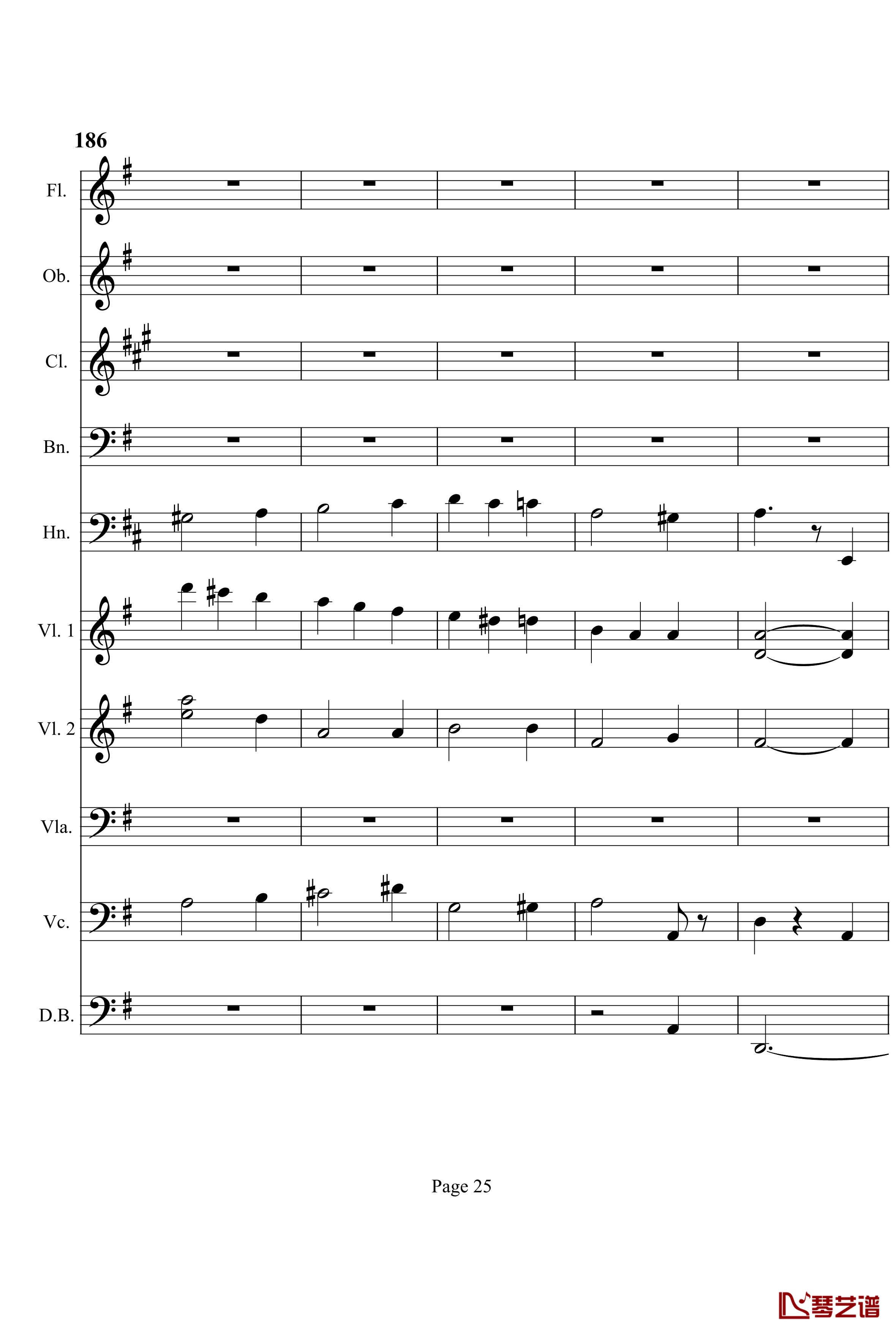 奏鸣曲之交响钢琴谱-第7首-Ⅲ-贝多芬-beethoven25
