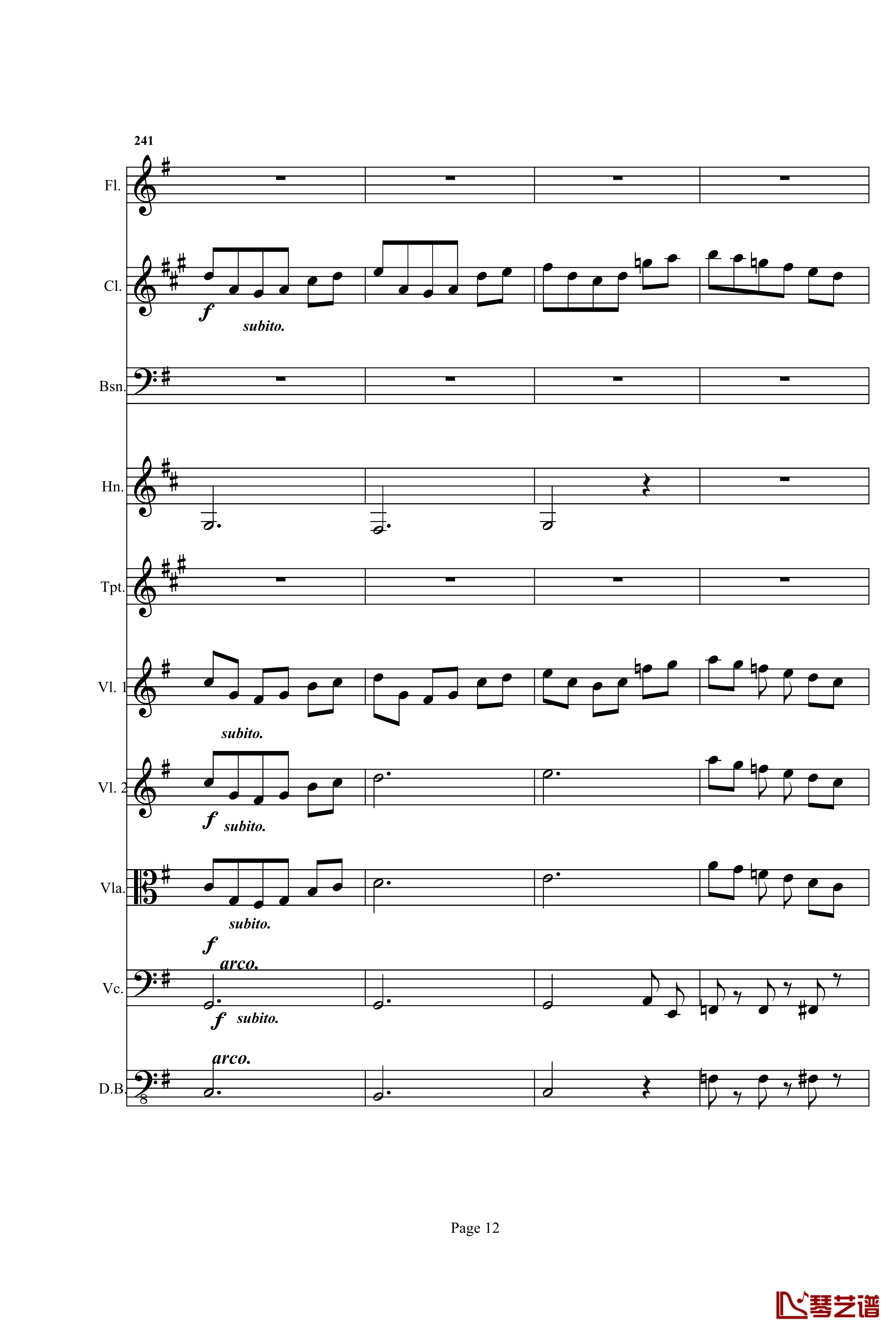奏鸣曲之交响钢琴谱-第25首-Ⅰ-贝多芬-beethoven12