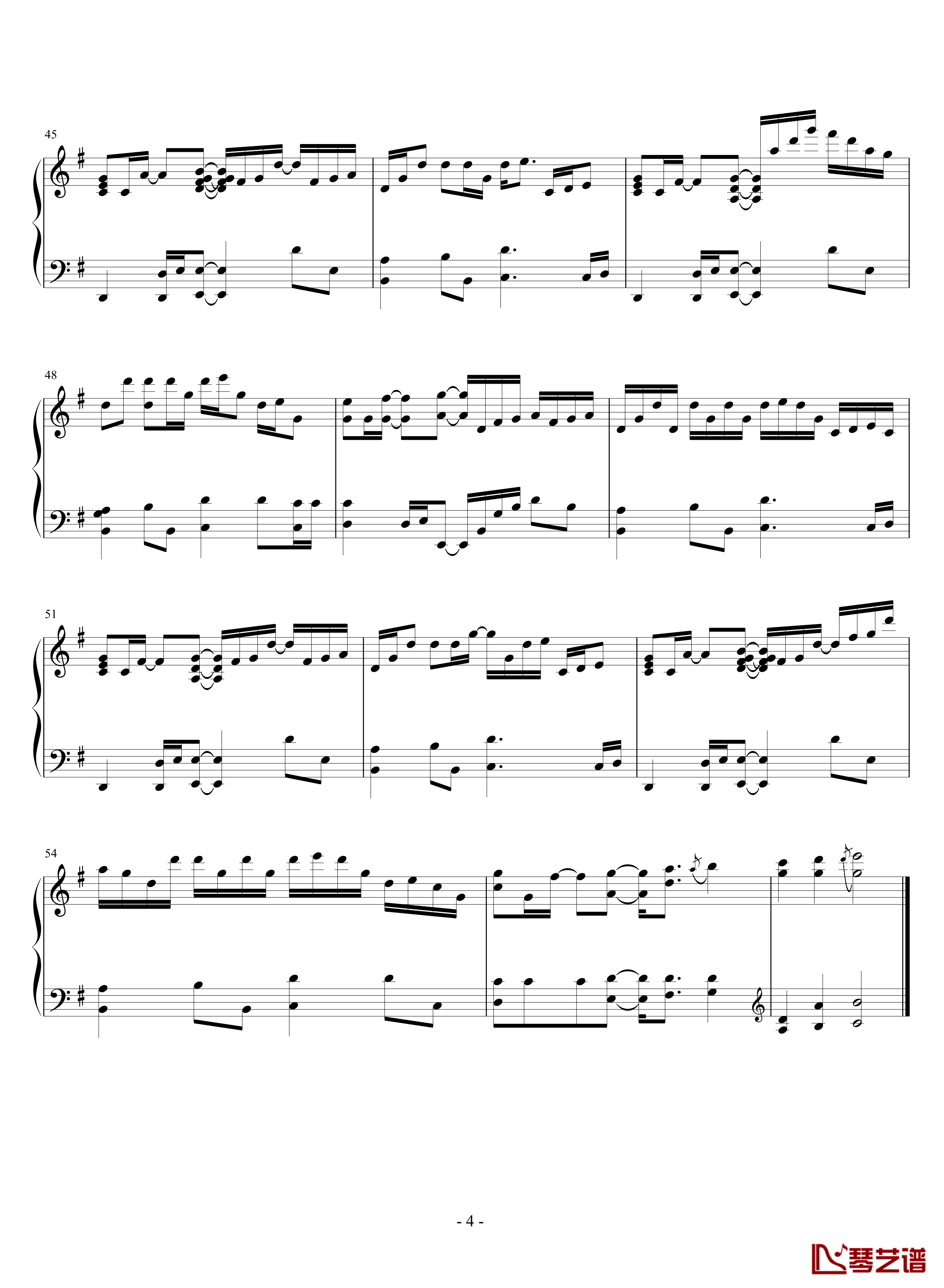 Joy钢琴谱-Yiruma4