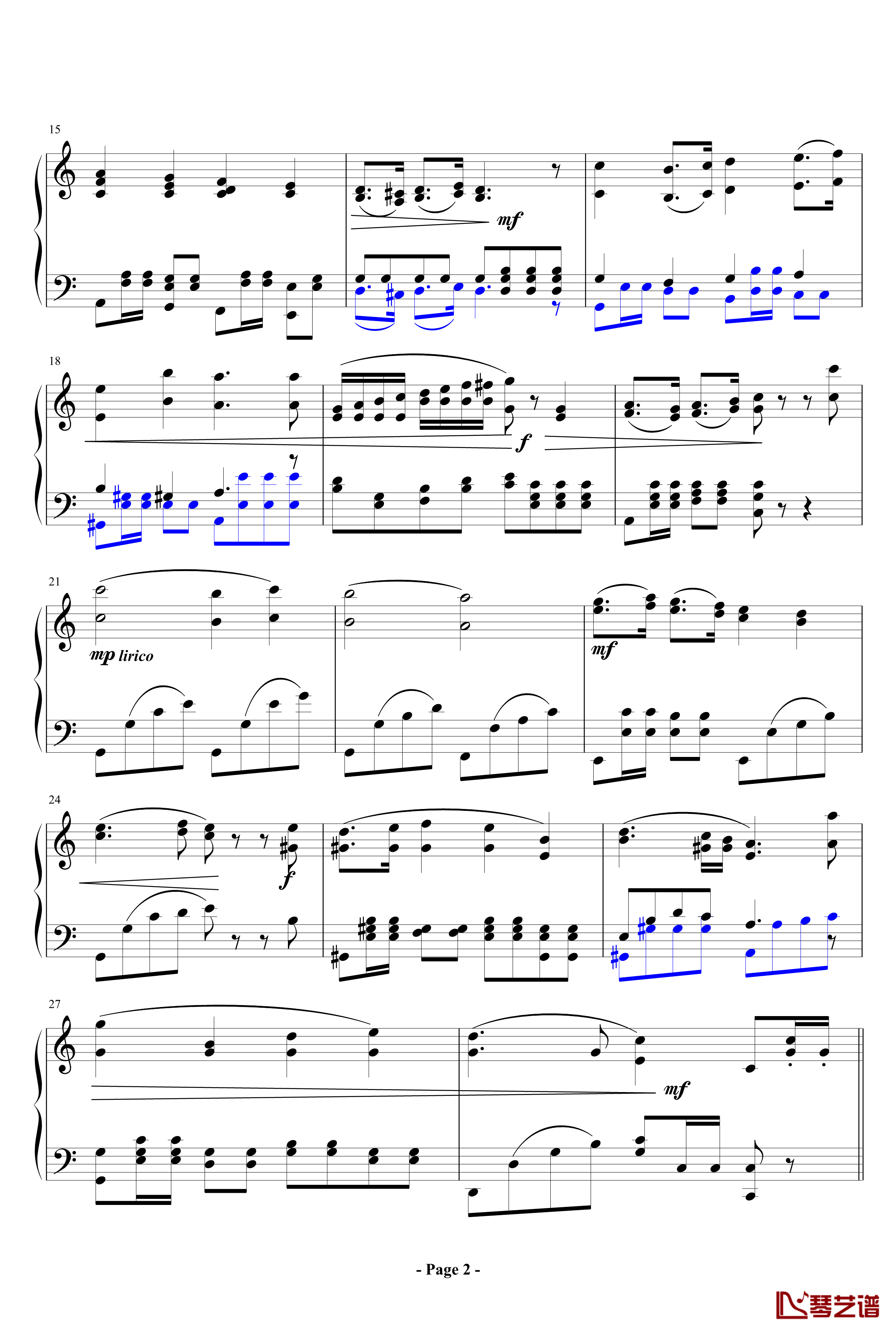 中考之后的回忆钢琴谱-lujianxiang5552