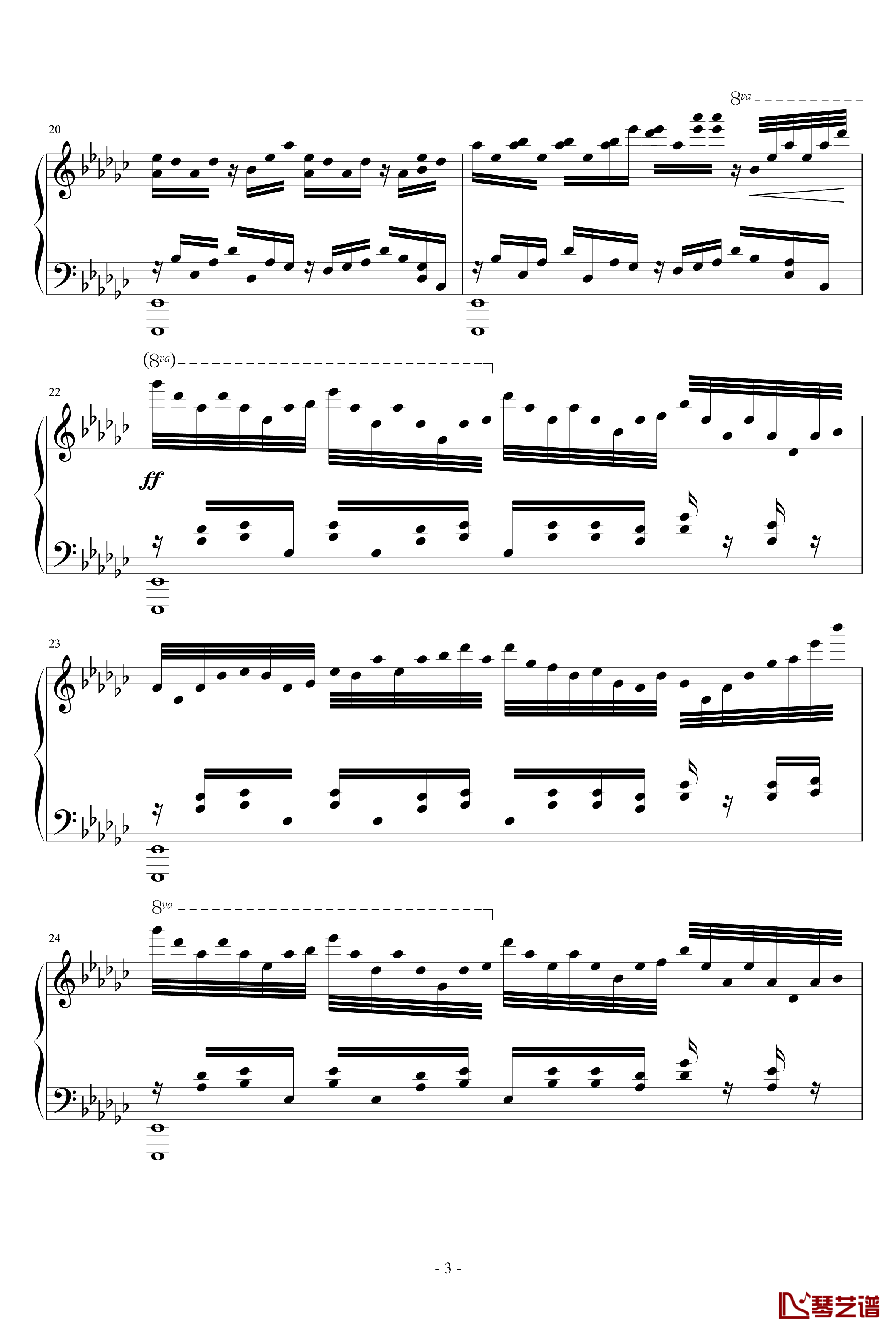 kouyou钢琴谱-Piano Arrangement-Deemo3