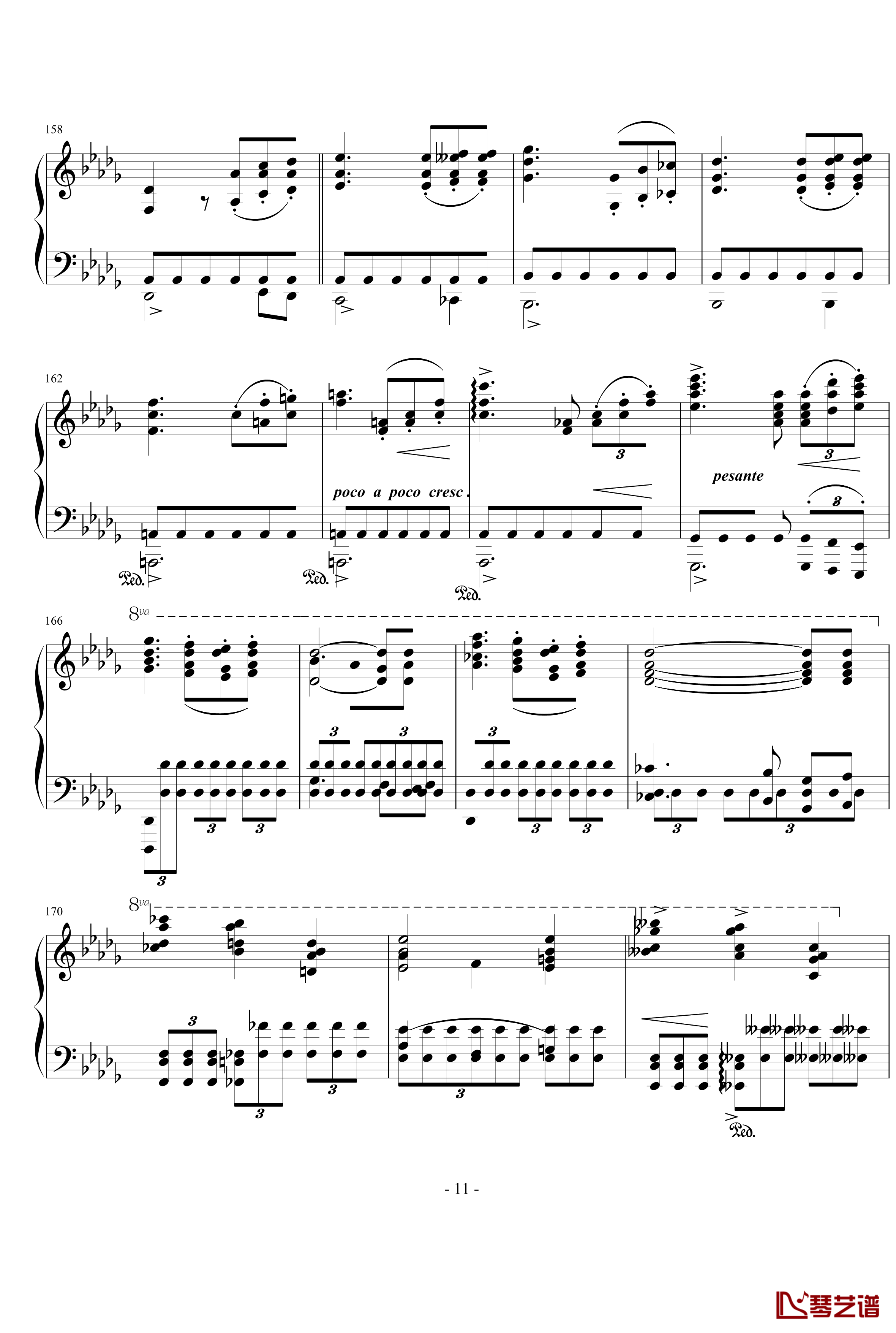行板钢琴谱-勃拉姆斯-Brahms11