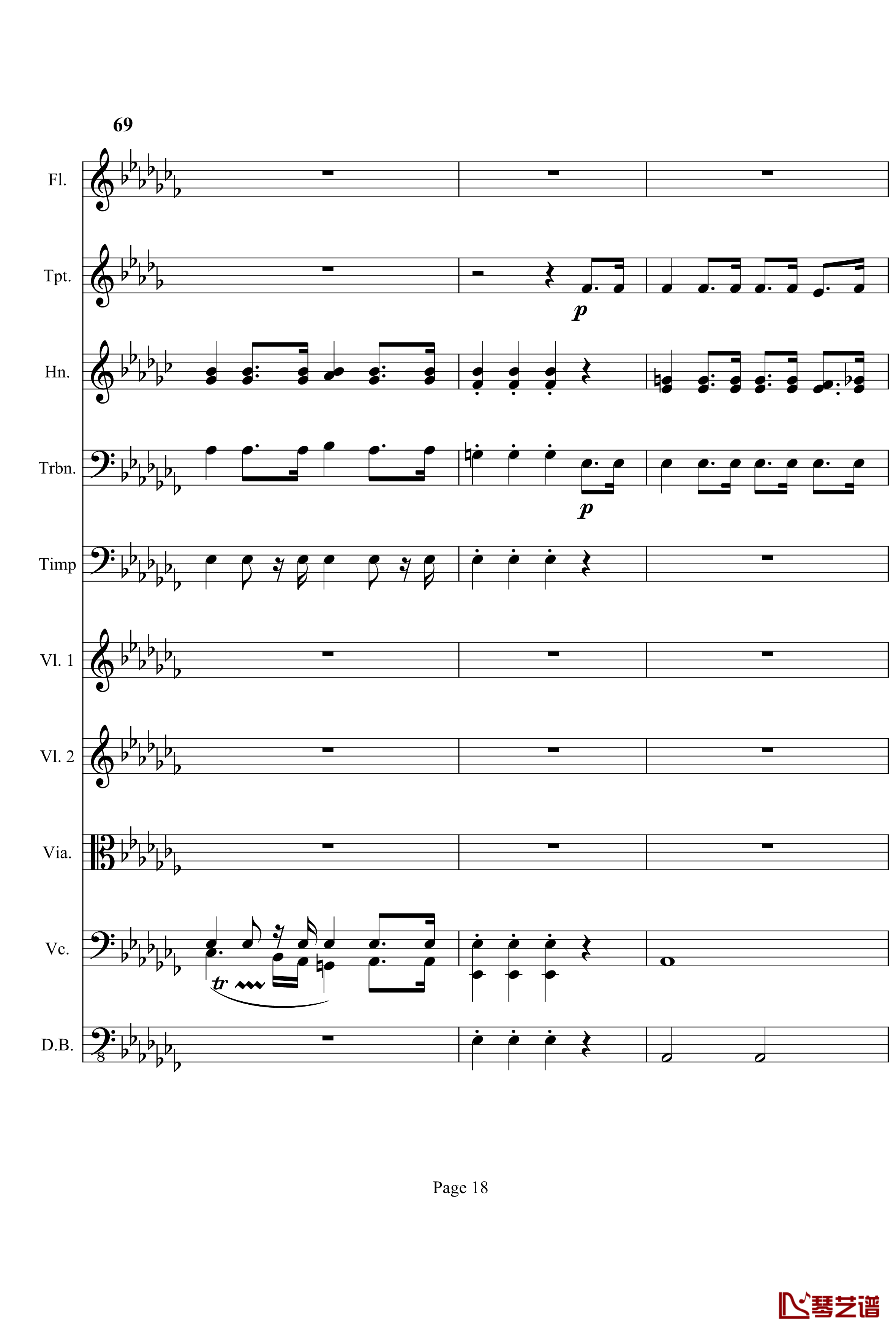 奏鸣曲之交响钢琴谱-第12首-Ⅲ-贝多芬-beethoven18