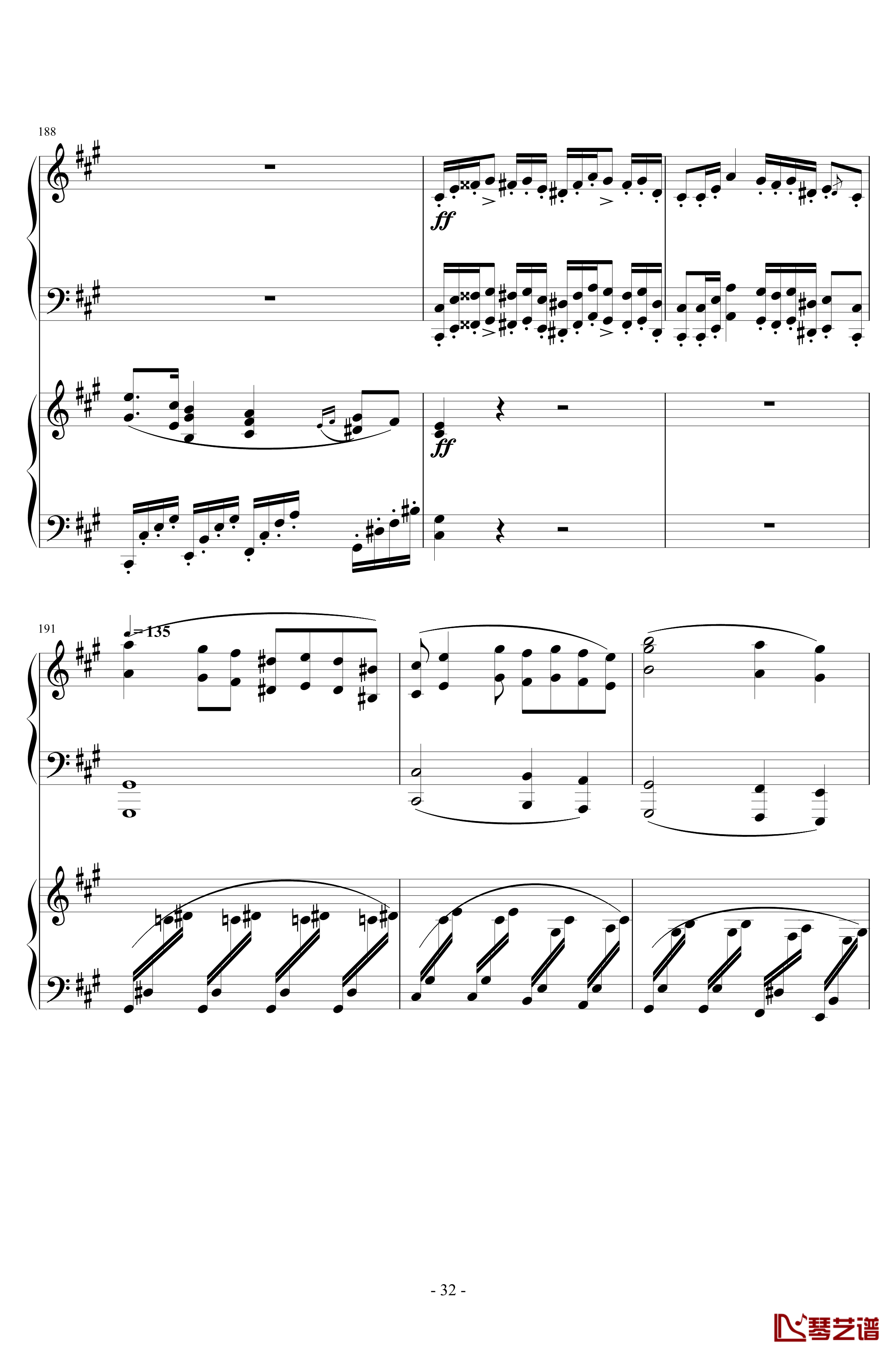 Piano Concerto No.6 in sharp F Minor Op.57 I.钢琴谱-一个球32
