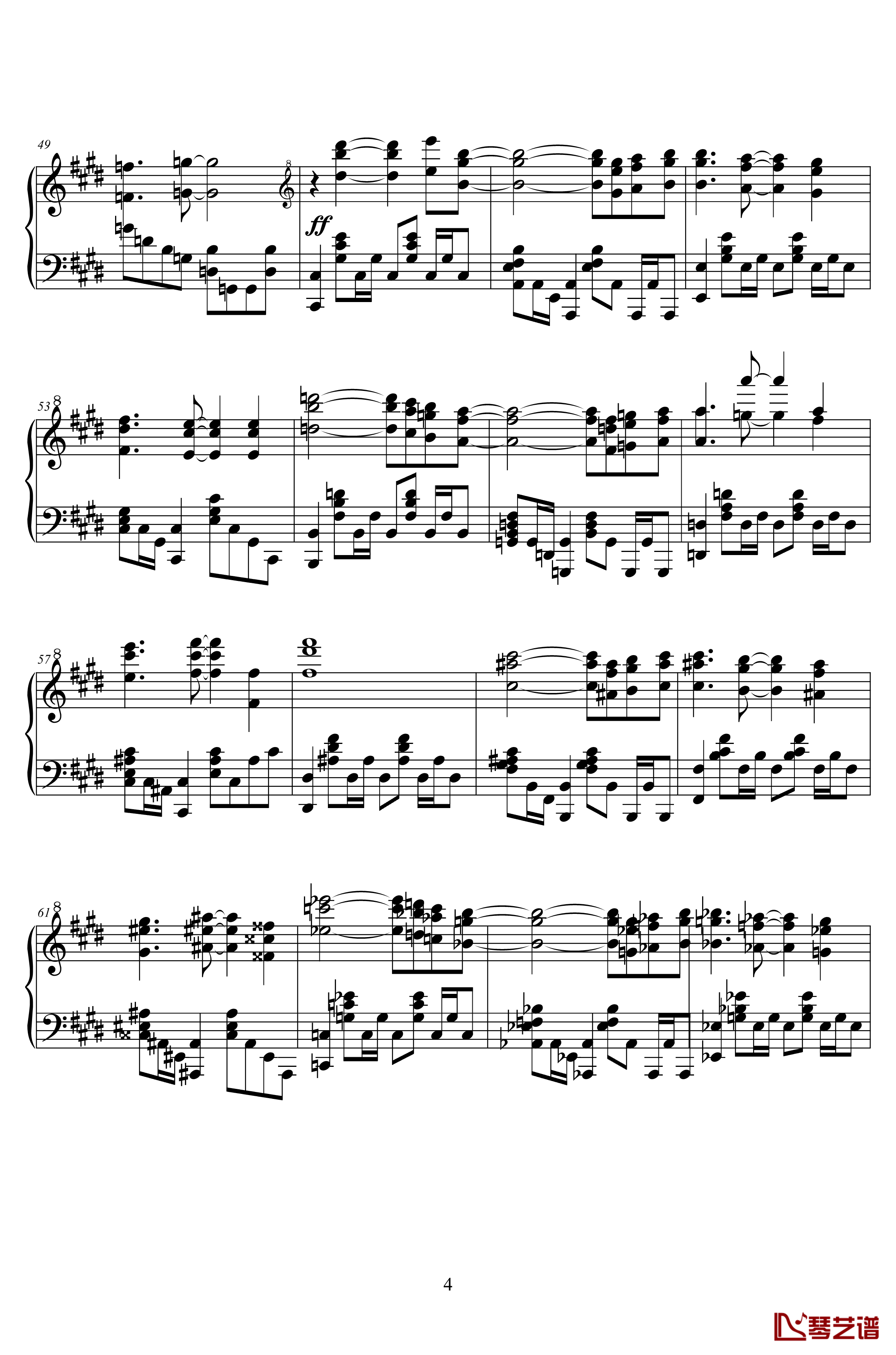 Q - Kiryu 钢琴谱-硫酸ポリオミノ-Kiryu4