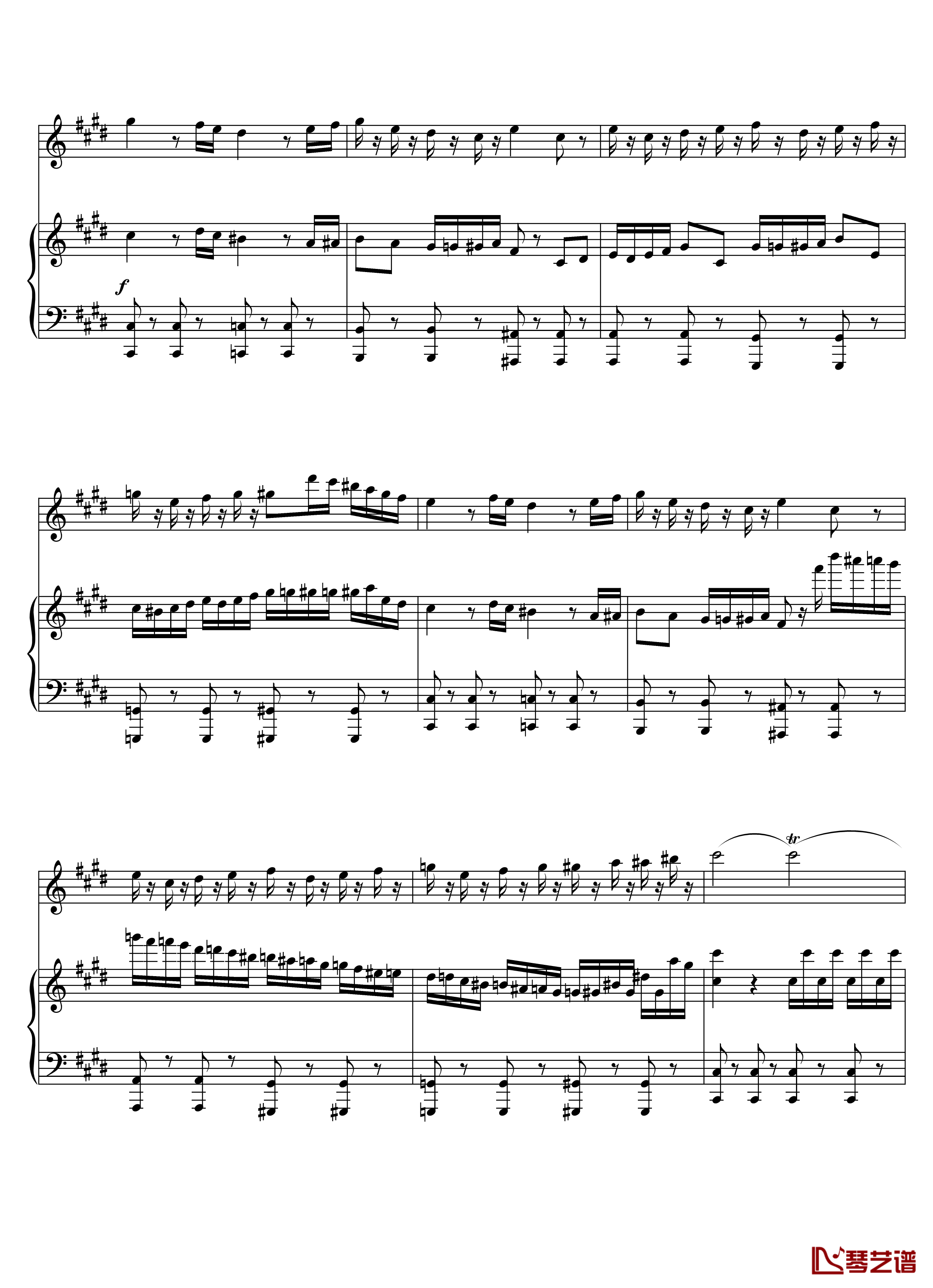Parodia Sonatina钢琴谱-Deemo17