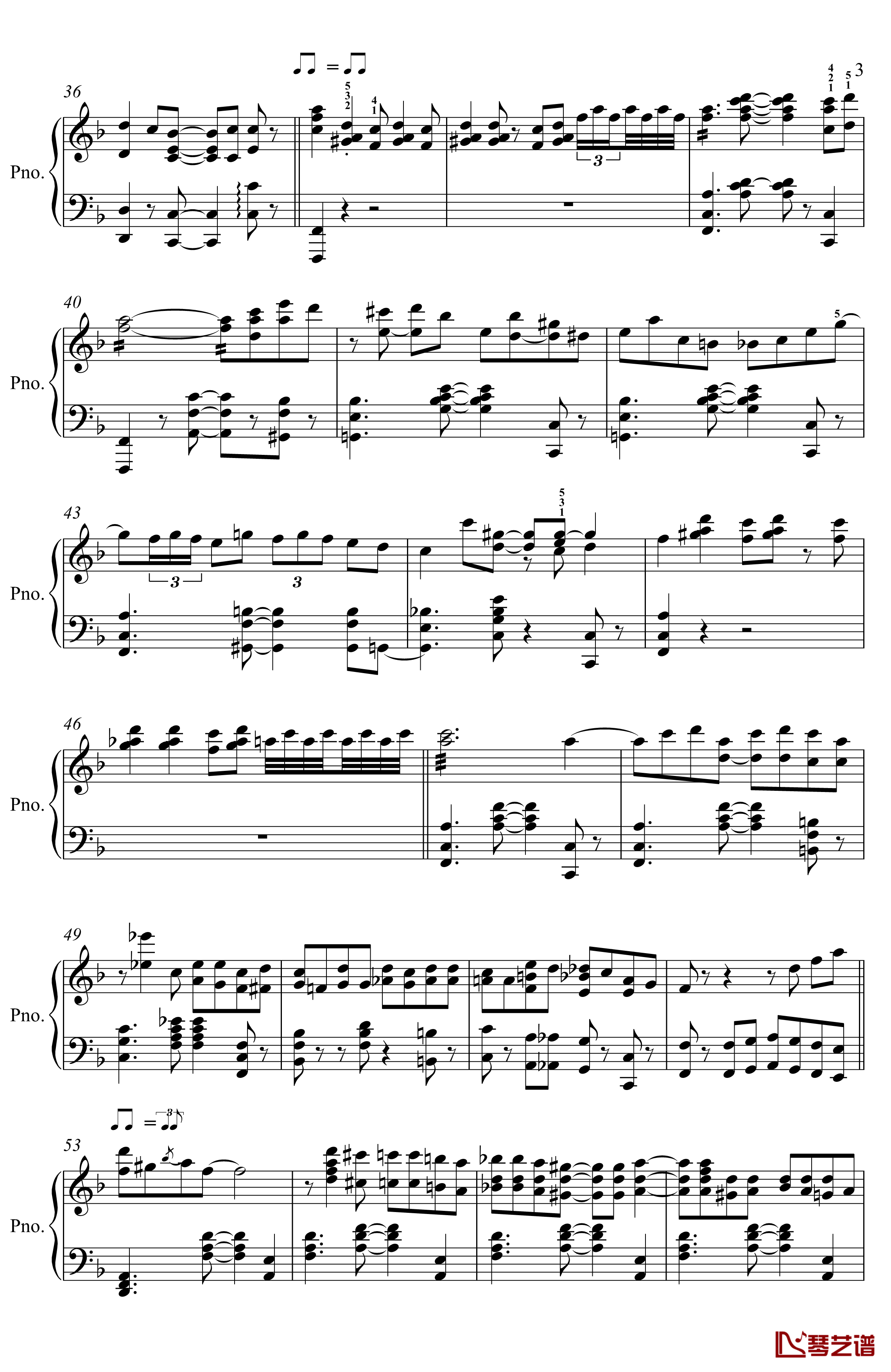 The Crave钢琴谱-出自《海上钢琴师》-Jelly Roll Morton3