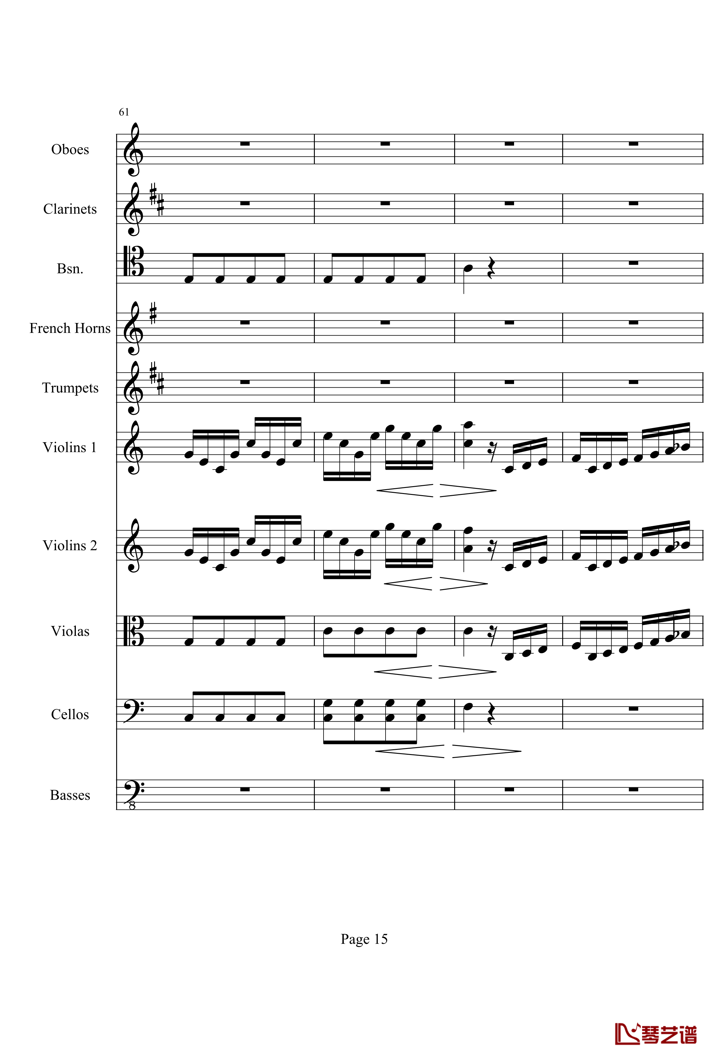 奏鸣曲之交响钢琴谱-第25首-Ⅲ-贝多芬-beethoven15