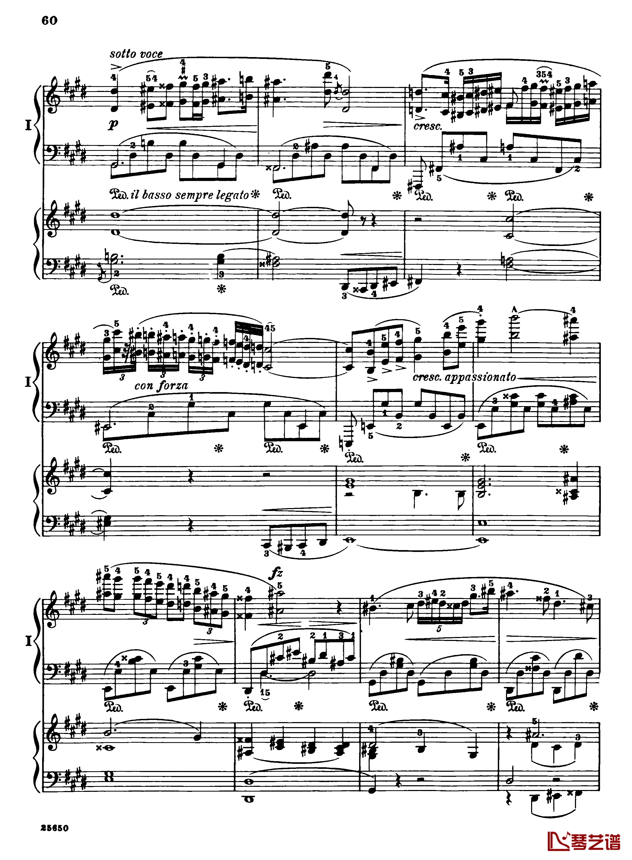 肖邦第一钢琴协奏曲钢琴谱-肖邦62