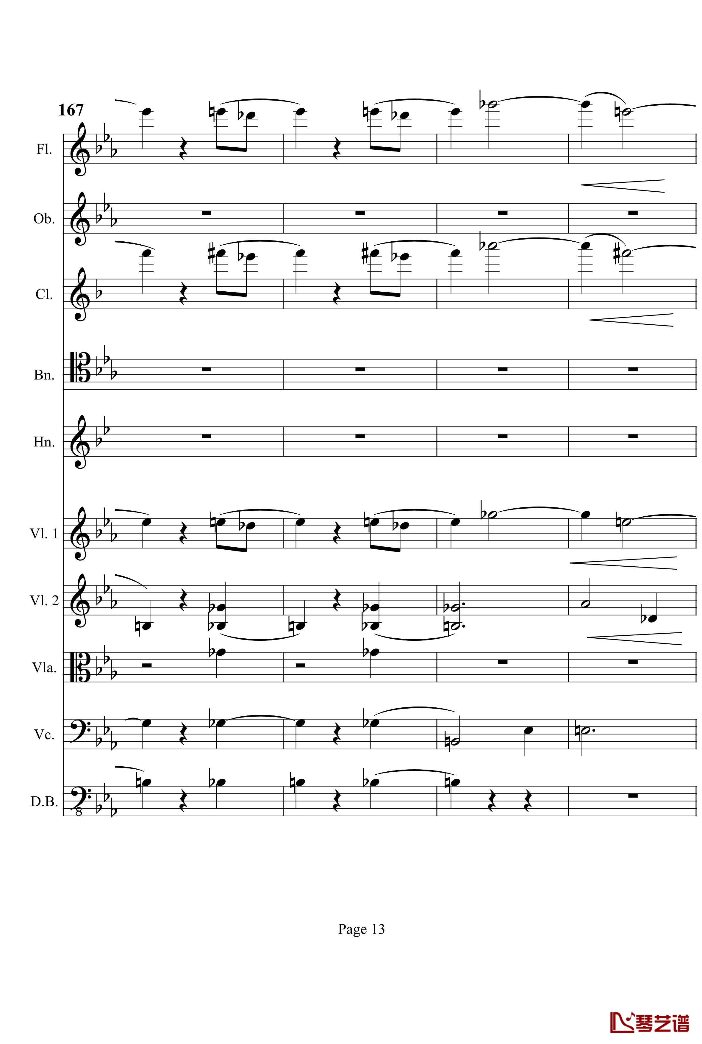 奏鸣曲之交响钢琴谱-第4首-Ⅲ-贝多芬-beethoven13